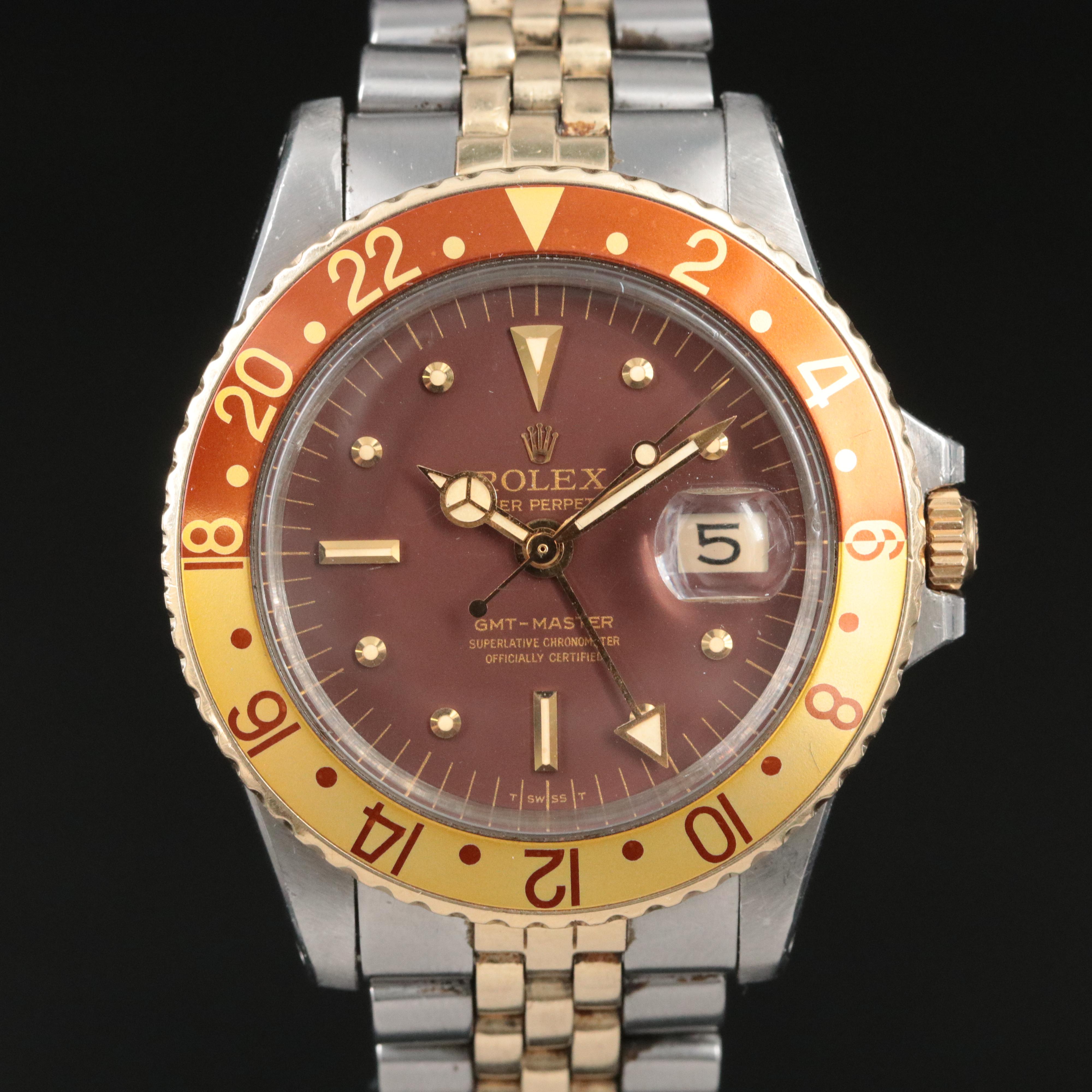 1970 Rolex GMT-Master ref. 1675 "Root Beer" Two-Tone Automatic Watch