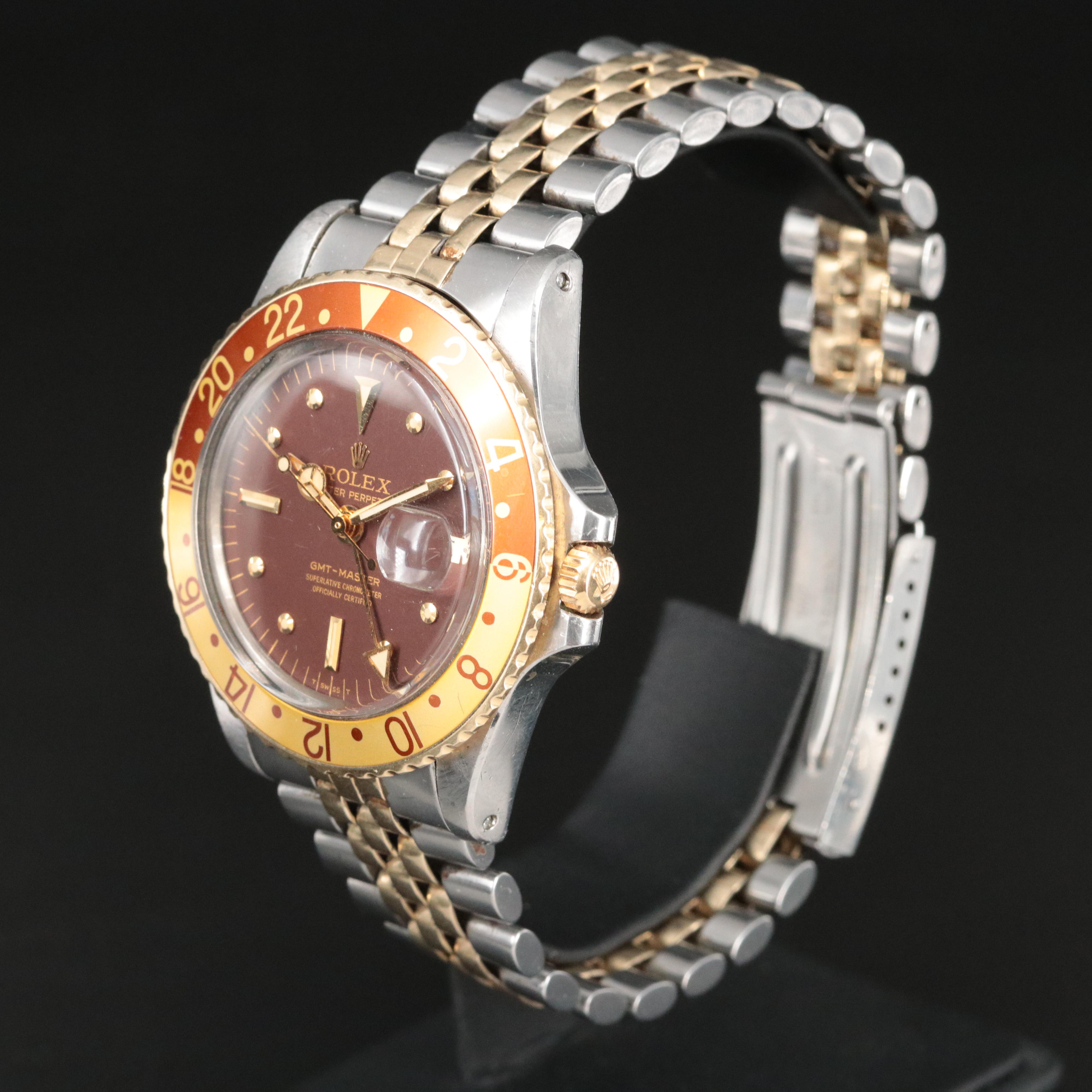 1970 Rolex GMT-Master ref. 1675 "Root Beer" Two-Tone Automatic Watch