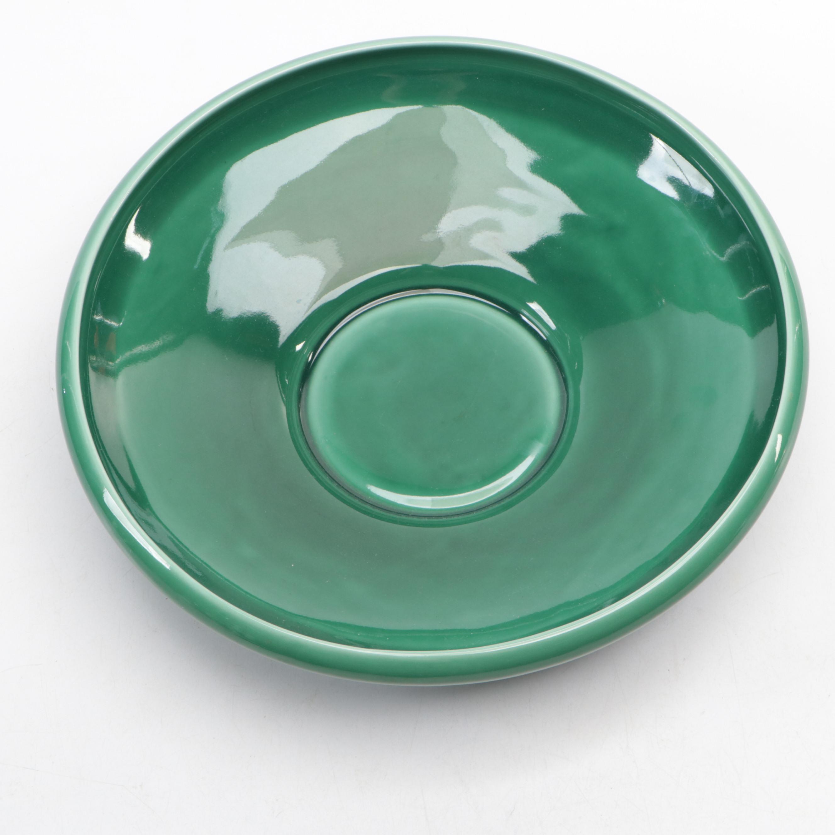Rookwood Pottery Jade Green Bowl, 1951