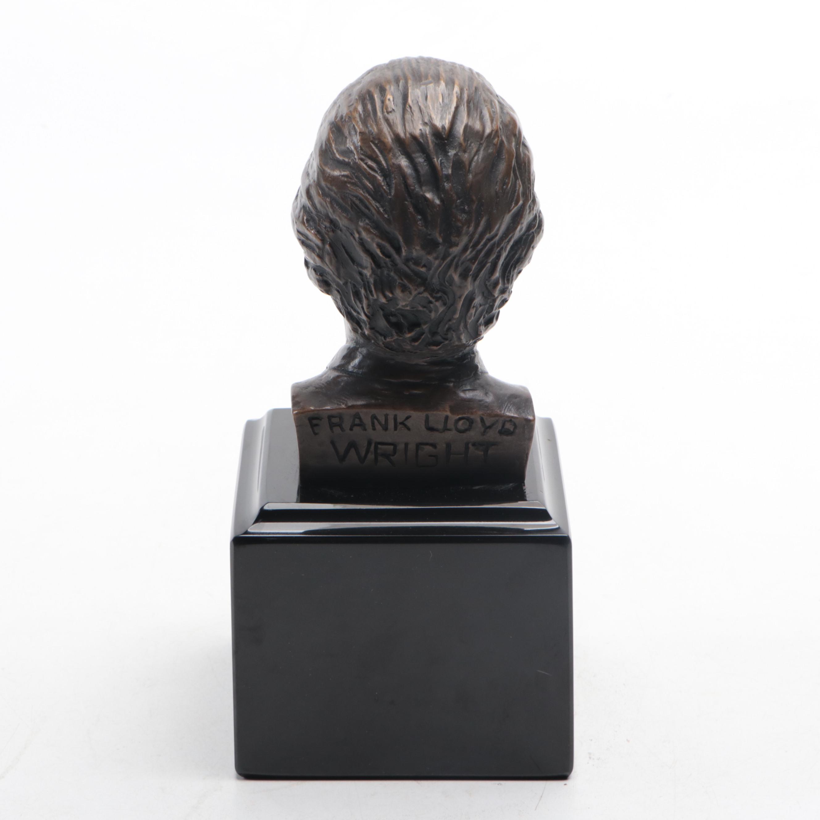 John Karl Daniels Bronze Bust of Frank Lloyd Wright