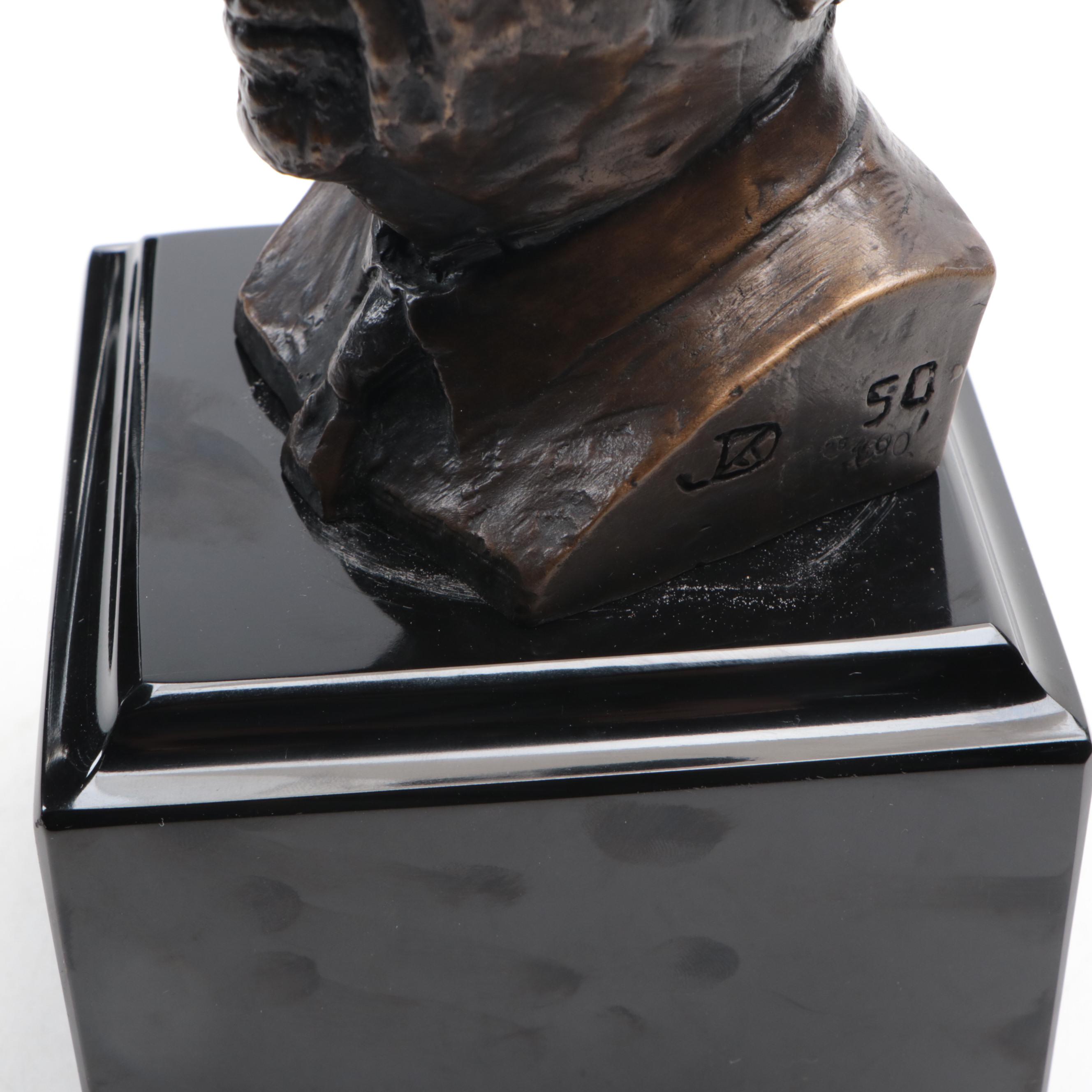 John Karl Daniels Bronze Bust of Frank Lloyd Wright