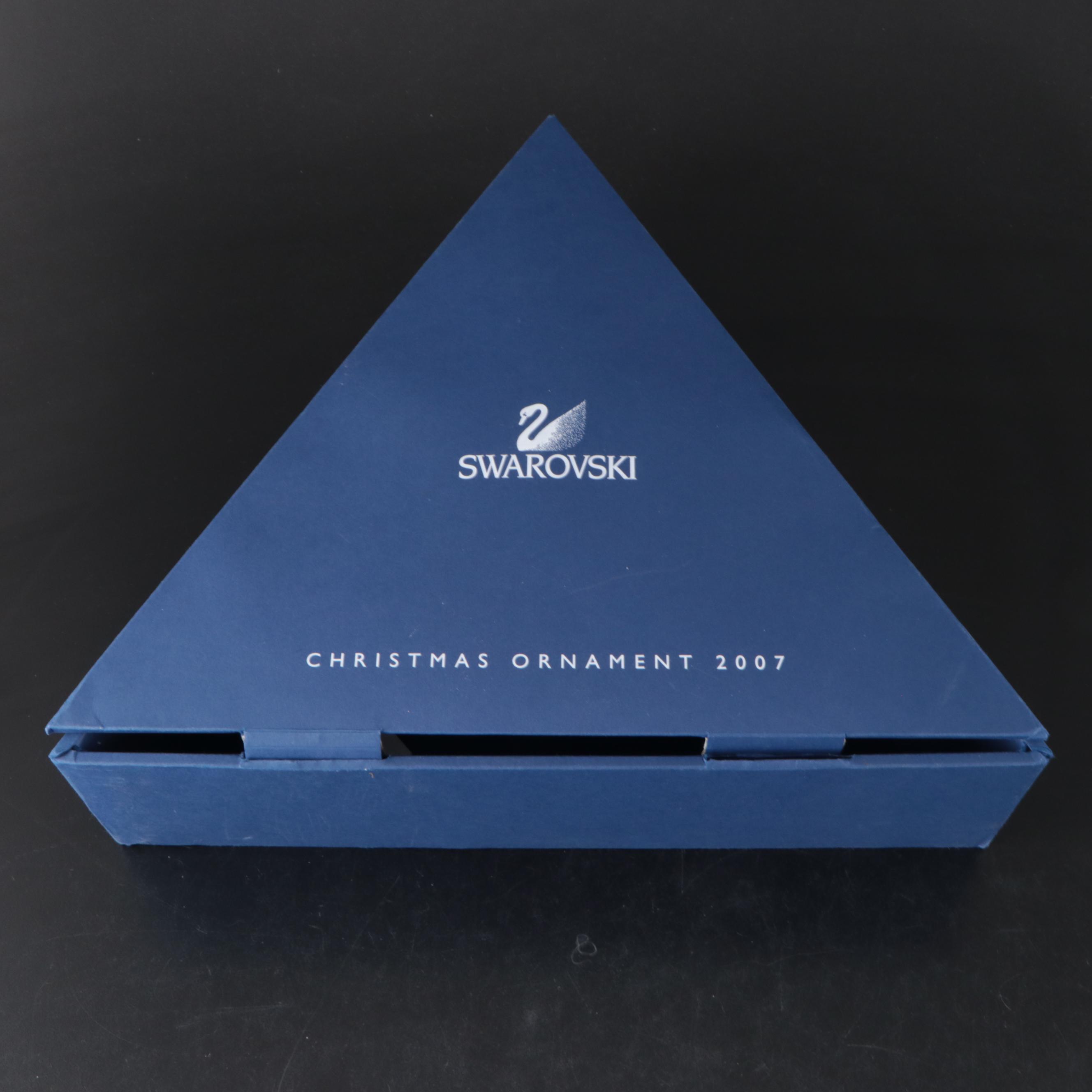 Swarovski Crystal Annual Snowflake and Star Ornaments, 2007–2010