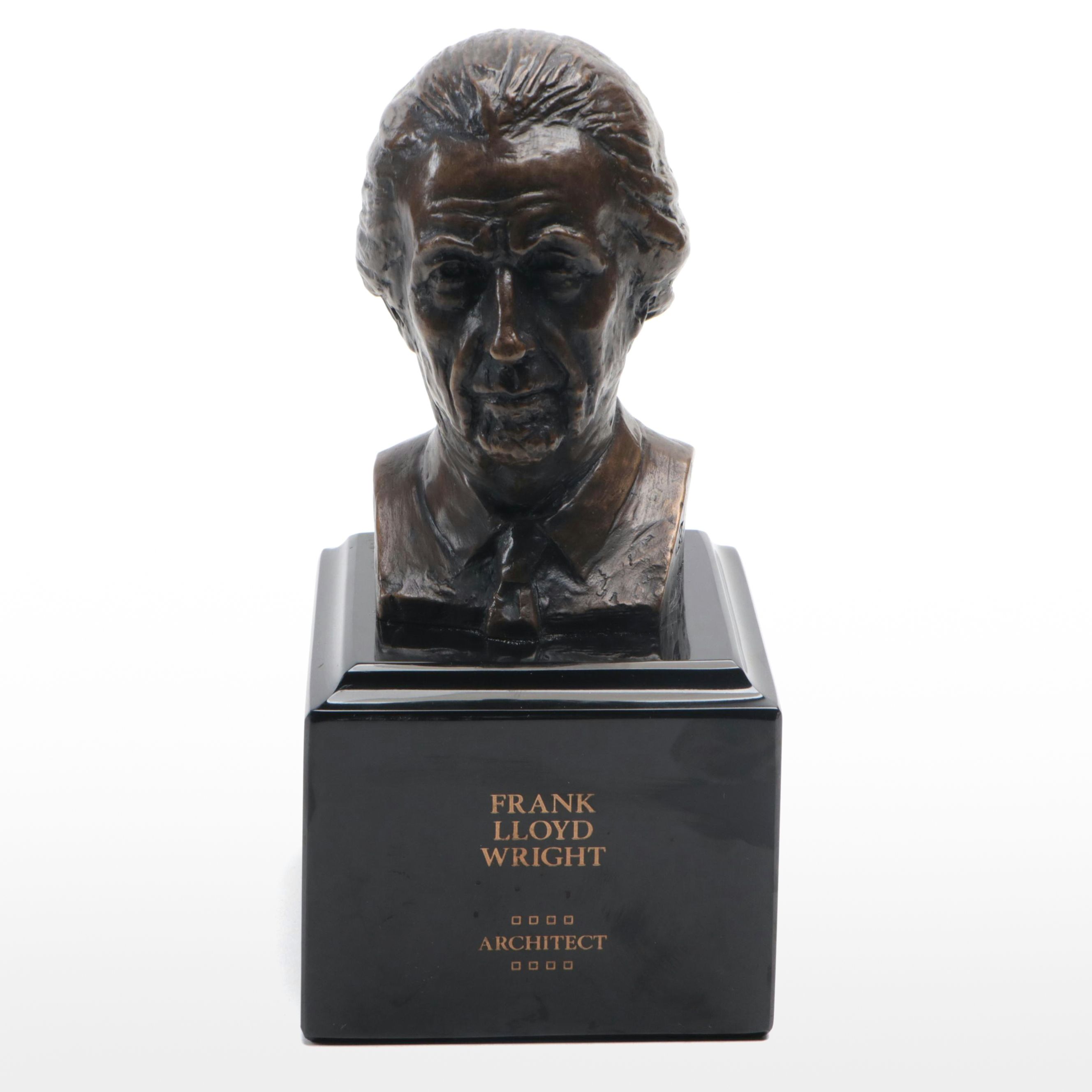 John Karl Daniels Bronze Bust of Frank Lloyd Wright