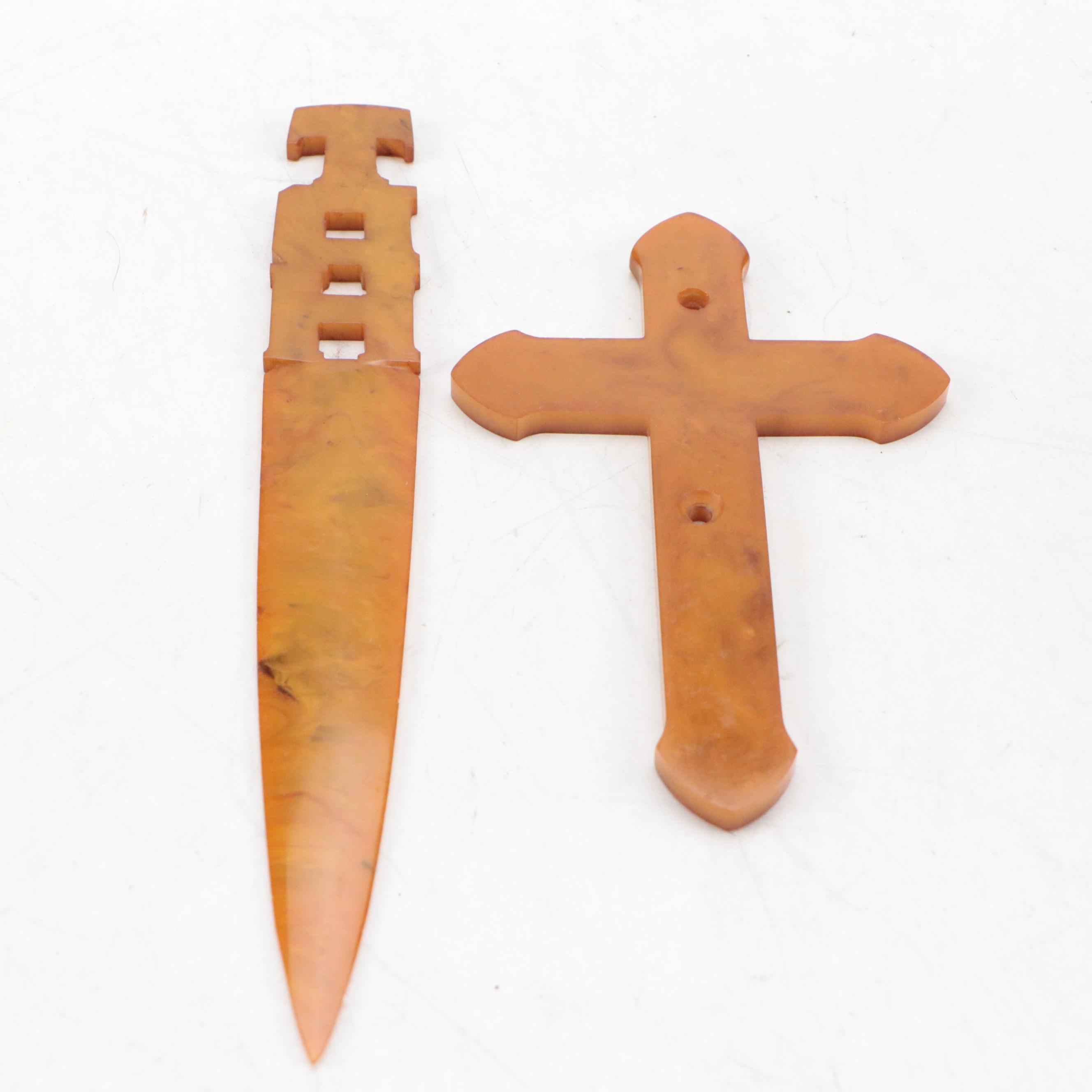 Fuller Bakelite Shaving Brushes with Table Accessories