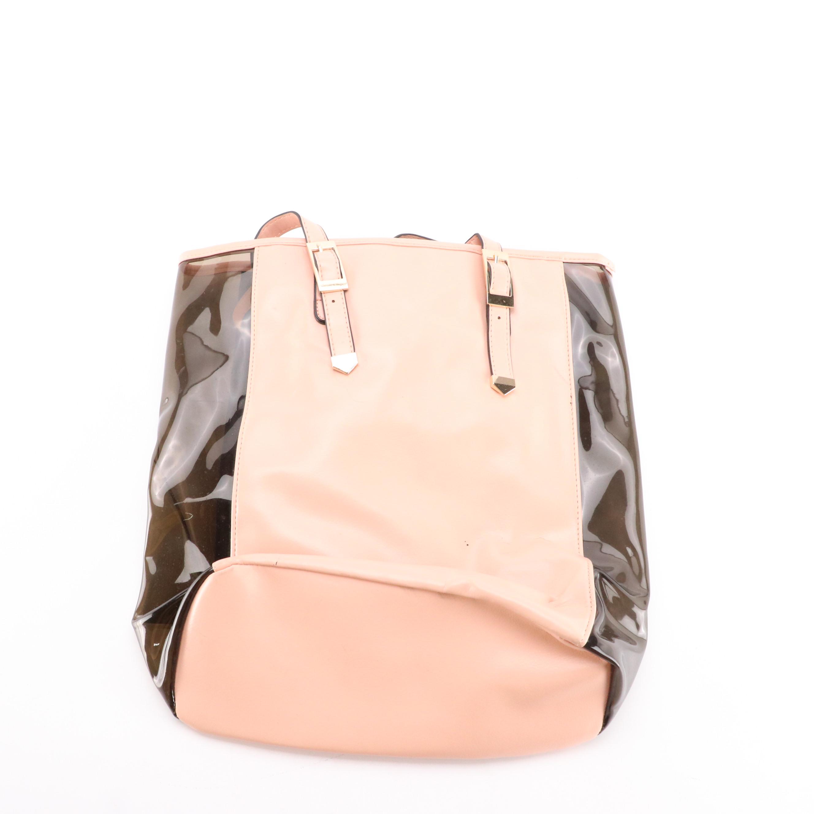 Betsey Johnson Bow Embroidered Faux Leather Mini Backpack, Other Leather Tote