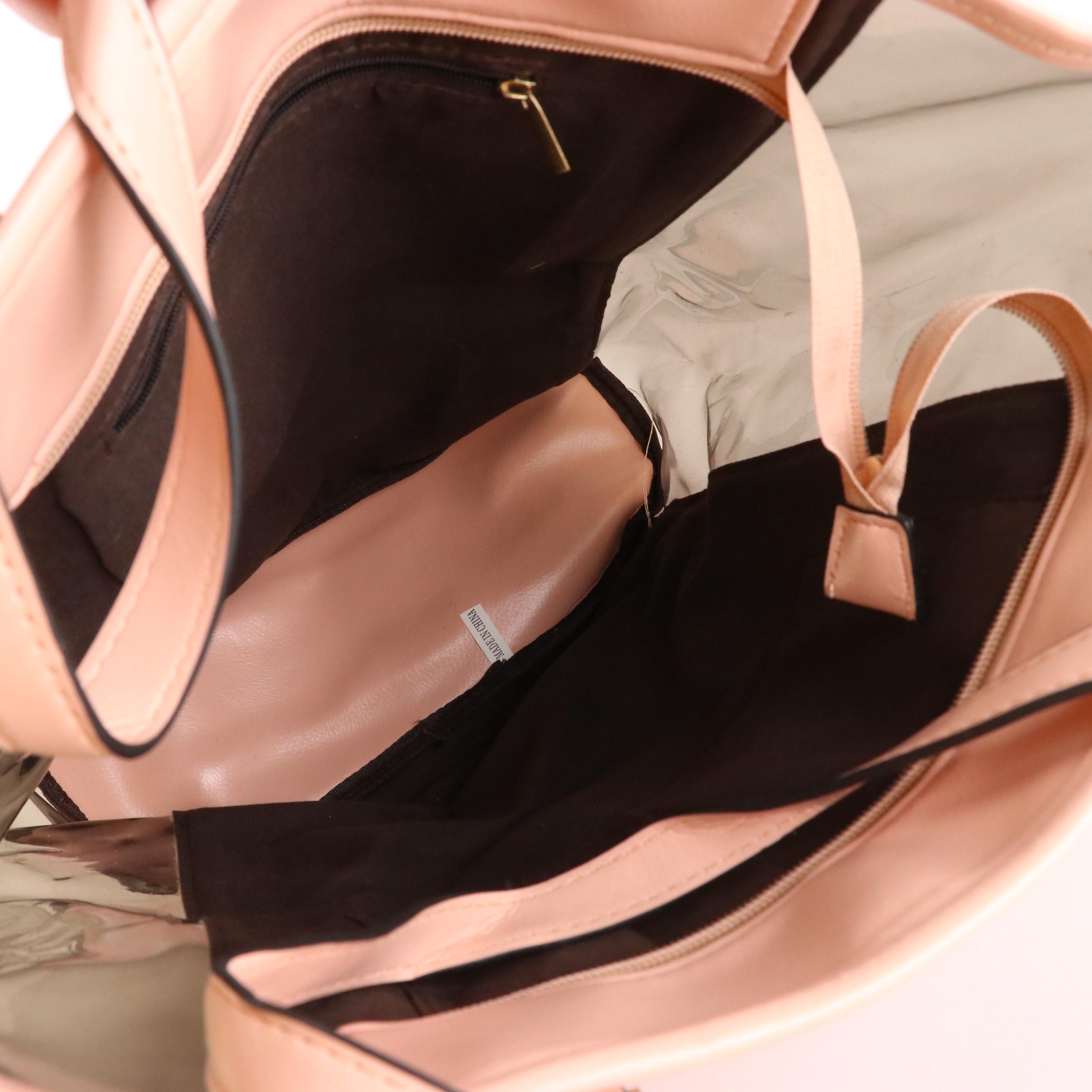 Betsey Johnson Bow Embroidered Faux Leather Mini Backpack, Other Leather Tote