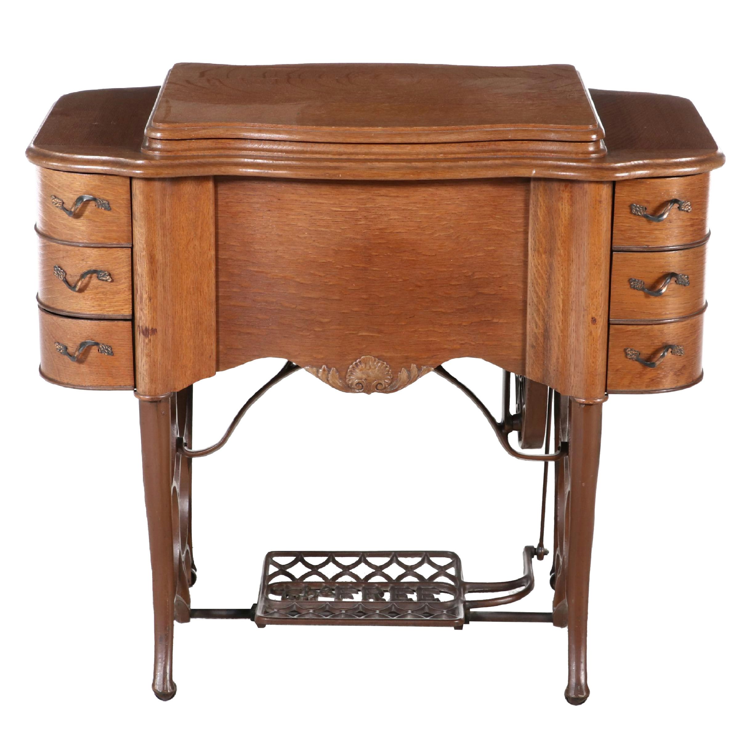 The Free Sewing Machine Co. "No. 5" Manual Sewing Machine, Early 20th C.