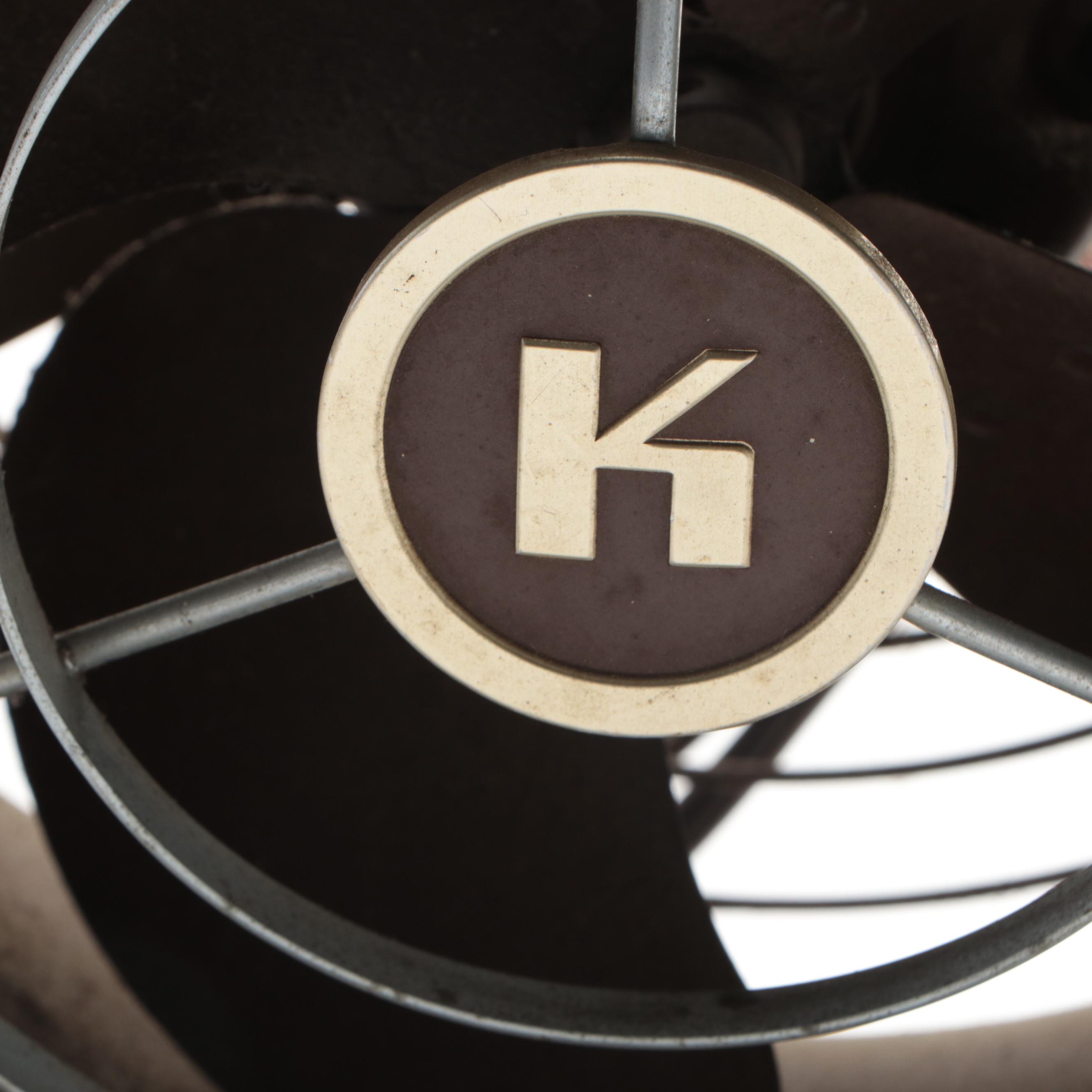 Kenmore Mid Century Modern Three-Speed Table Fan