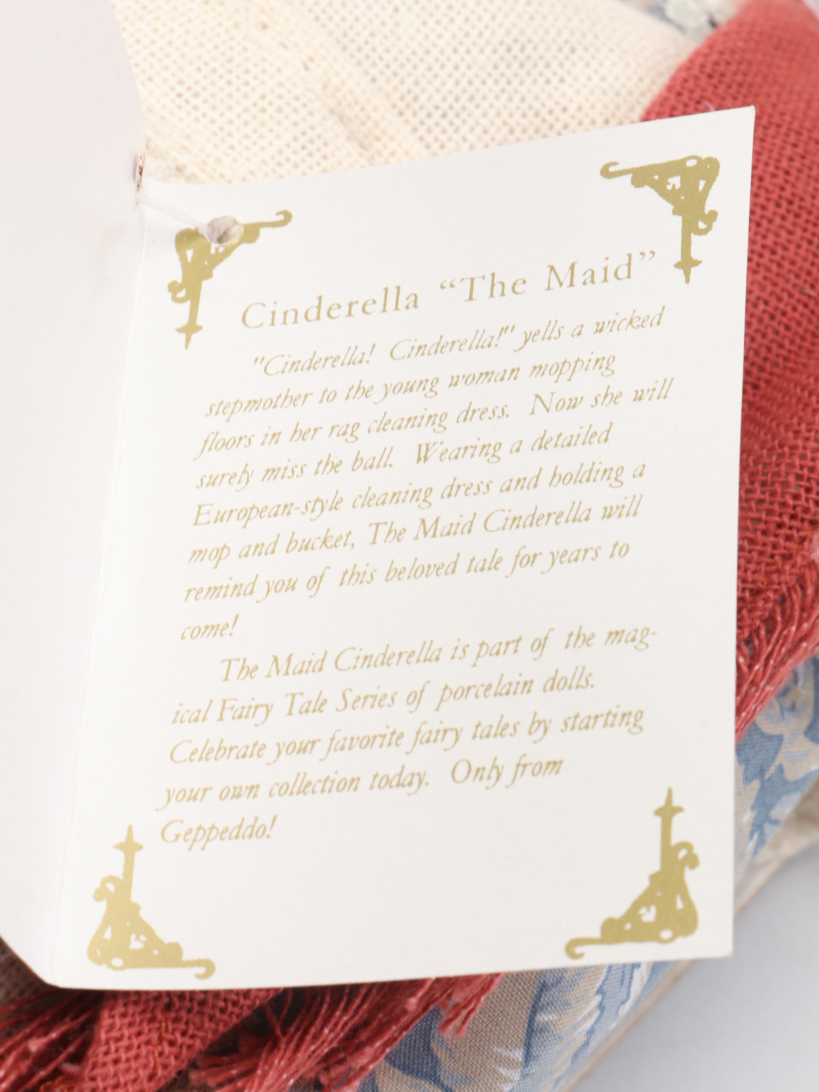 Geppeddo Fairy Tale Series "Cinderella The Maid" Porcelain Doll