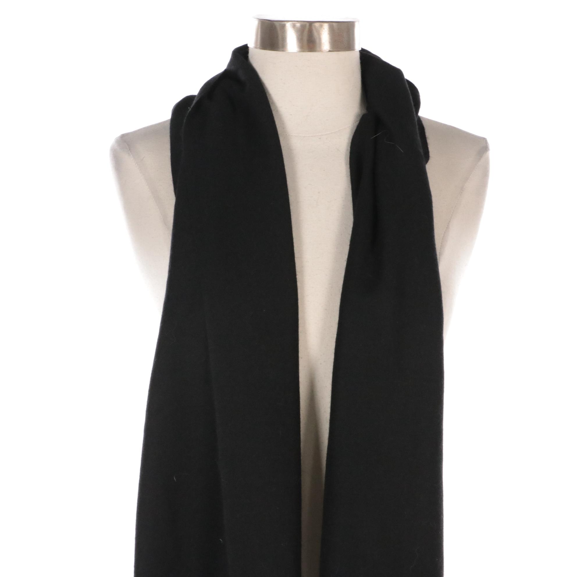 Ralph Lauren Black Label Cashmere Blend Top, Bajra Pashmina Cashmere/Silk Scarf