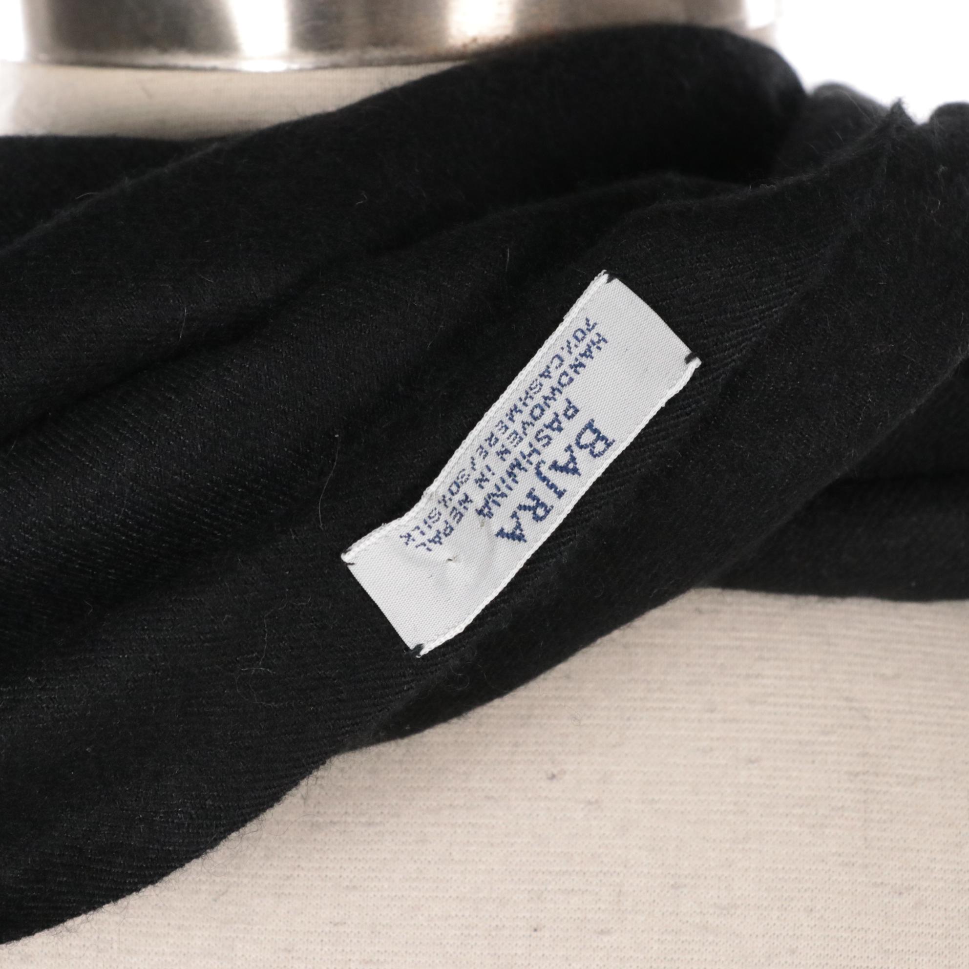 Ralph Lauren Black Label Cashmere Blend Top, Bajra Pashmina Cashmere/Silk Scarf