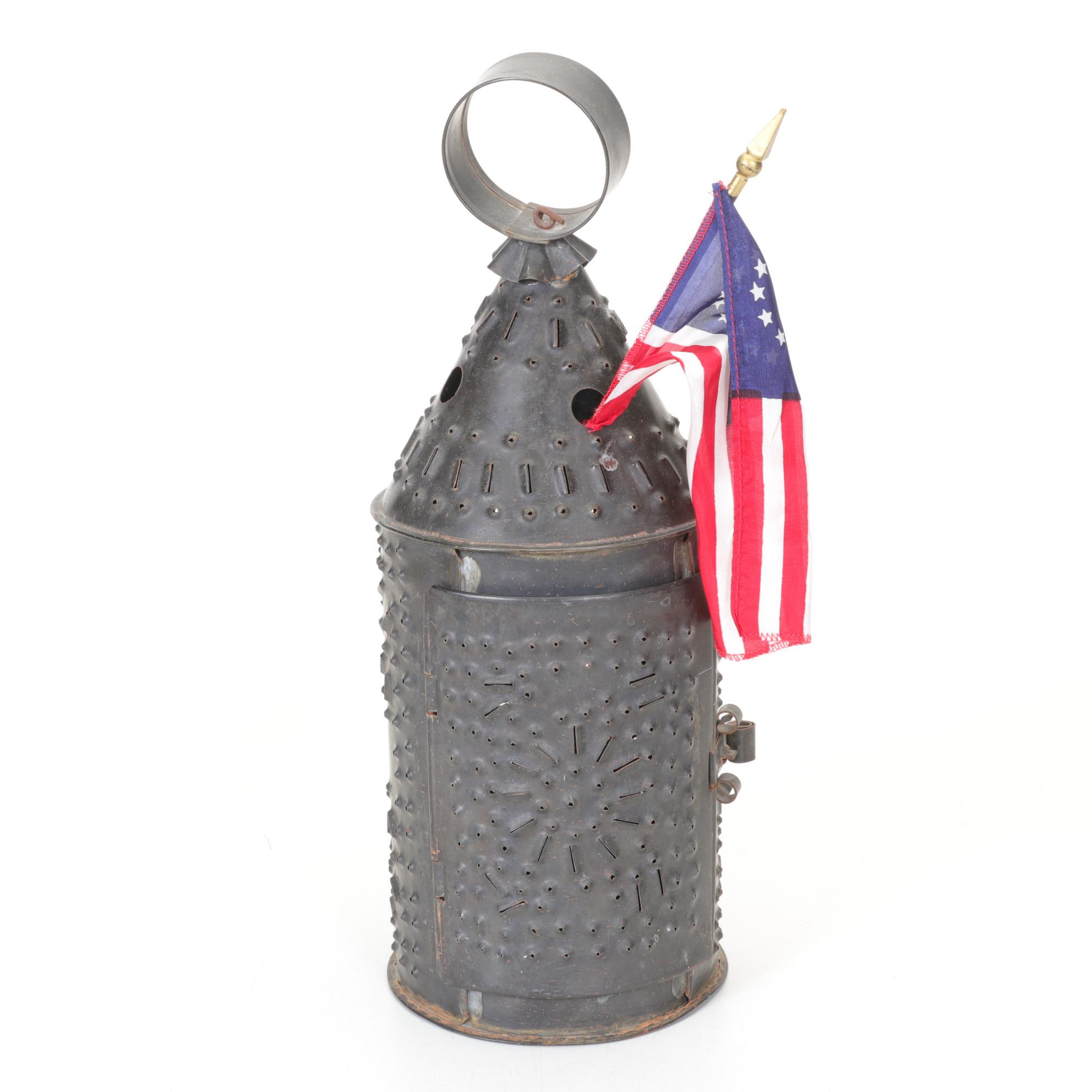 Patriotic Decor Featuring Uncle Sam Figure and More