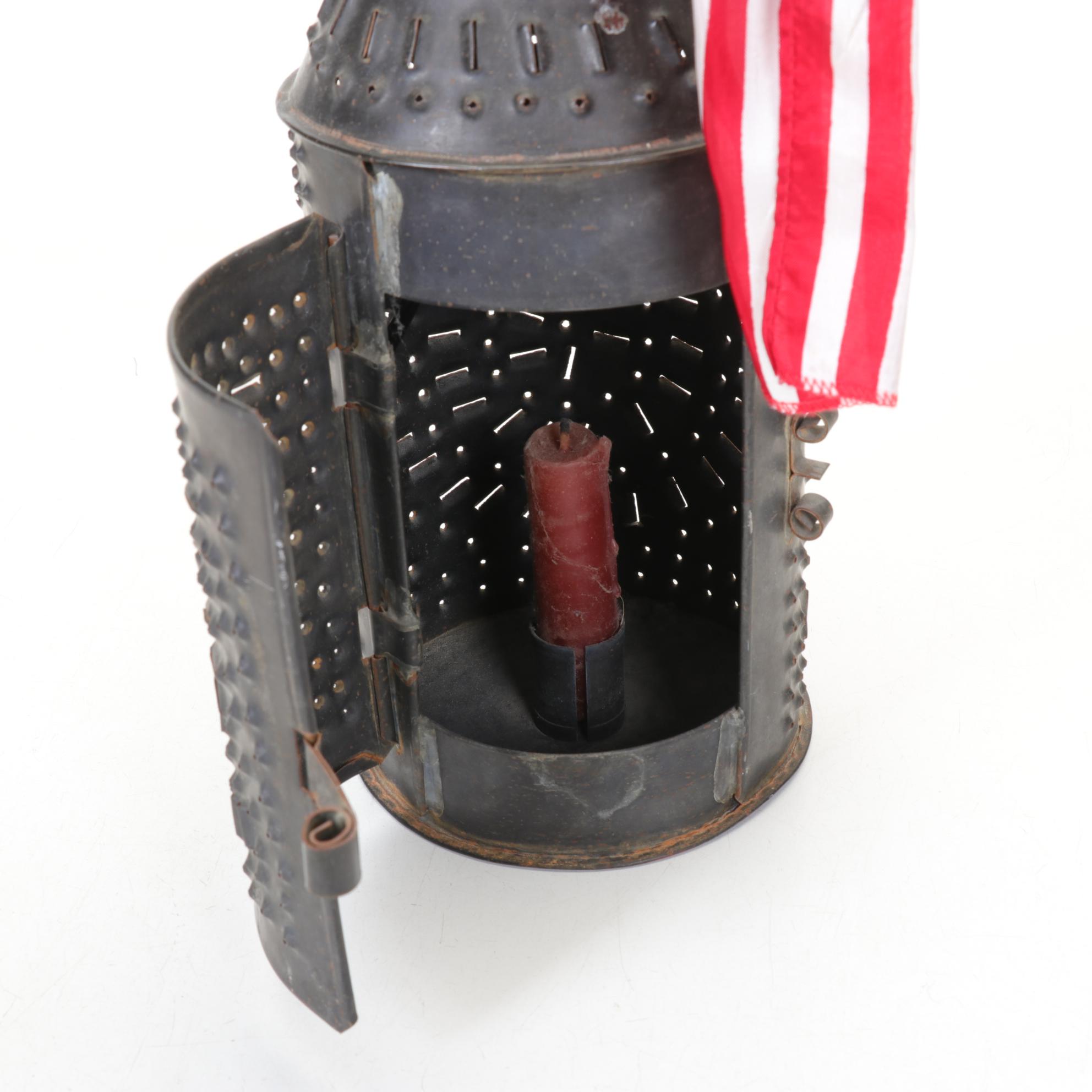 Patriotic Decor Featuring Uncle Sam Figure and More