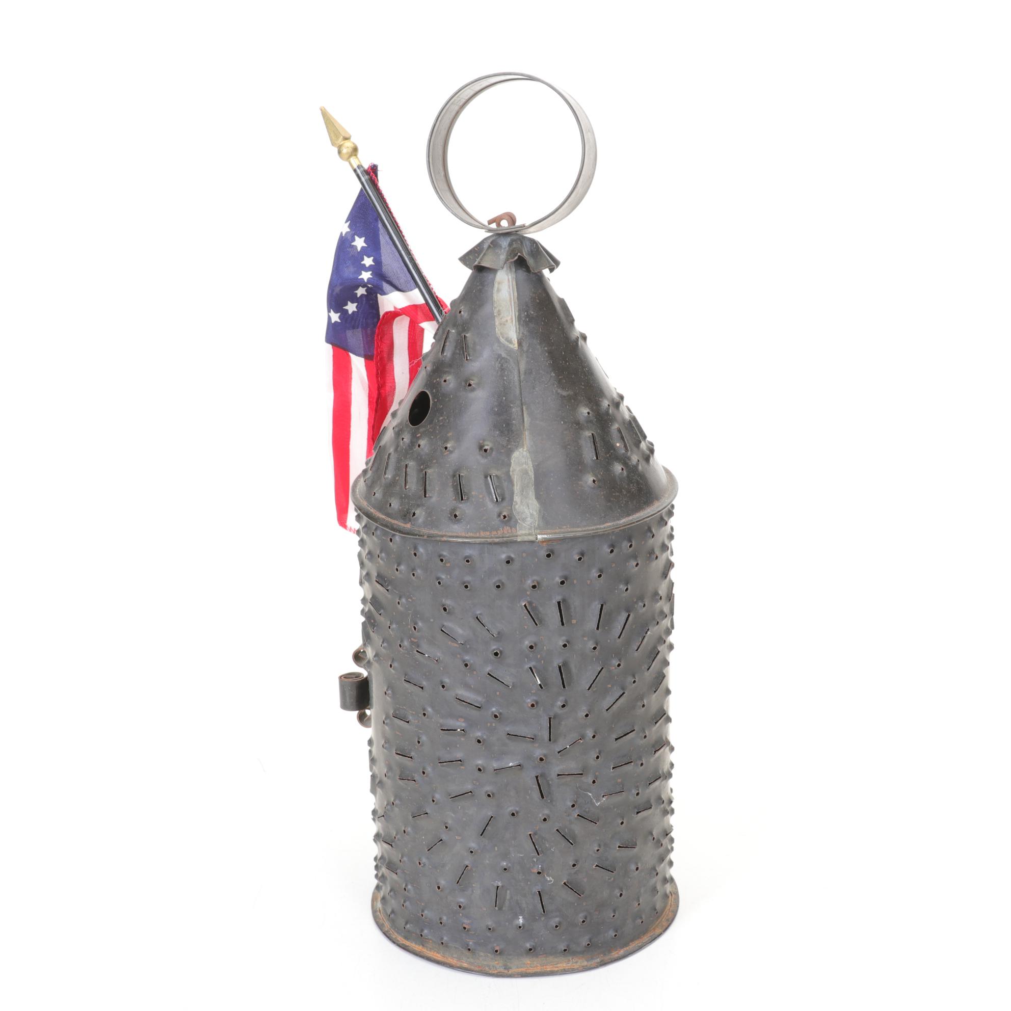 Patriotic Decor Featuring Uncle Sam Figure and More