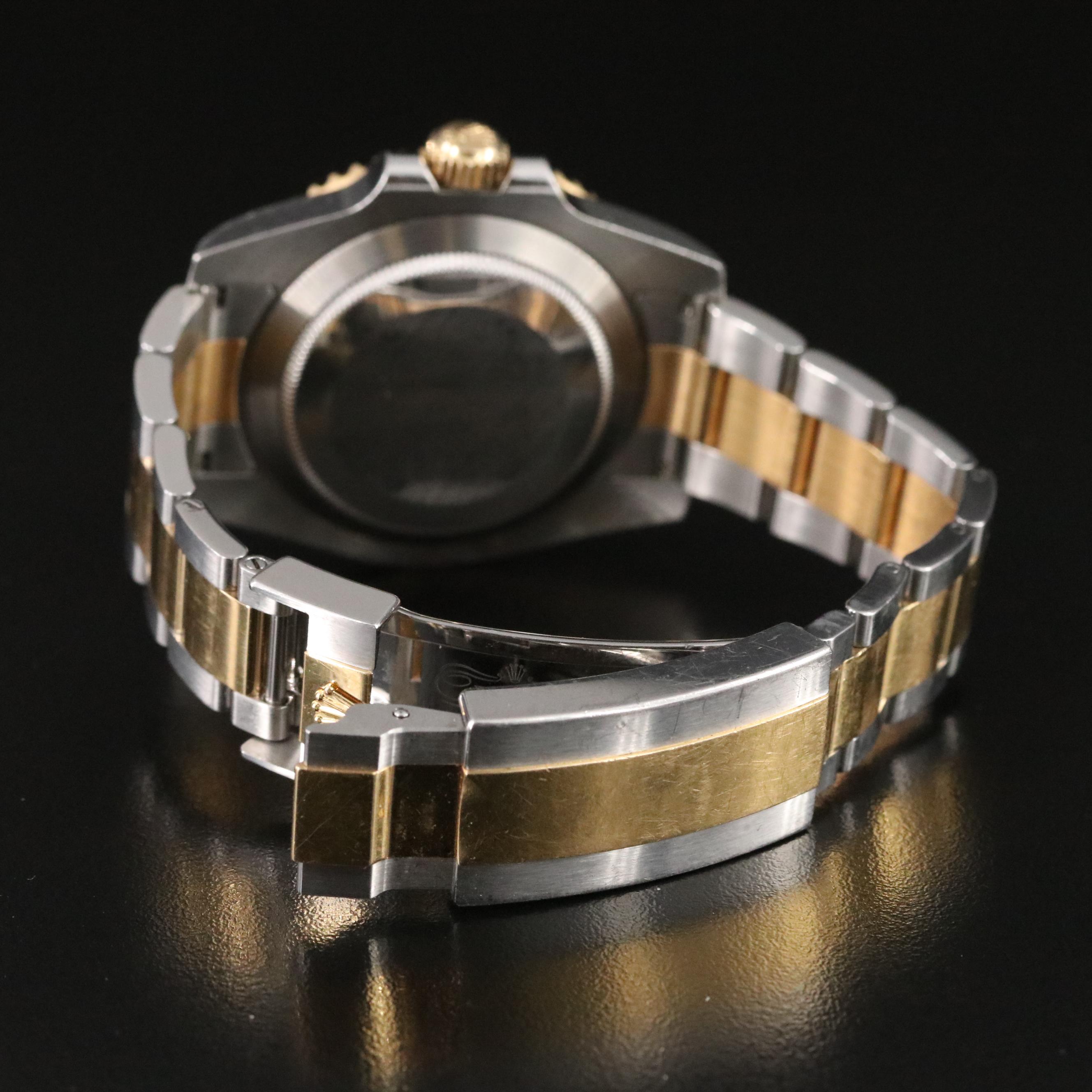 Rolex Submariner Date Blue Dial Two-Tone Watch