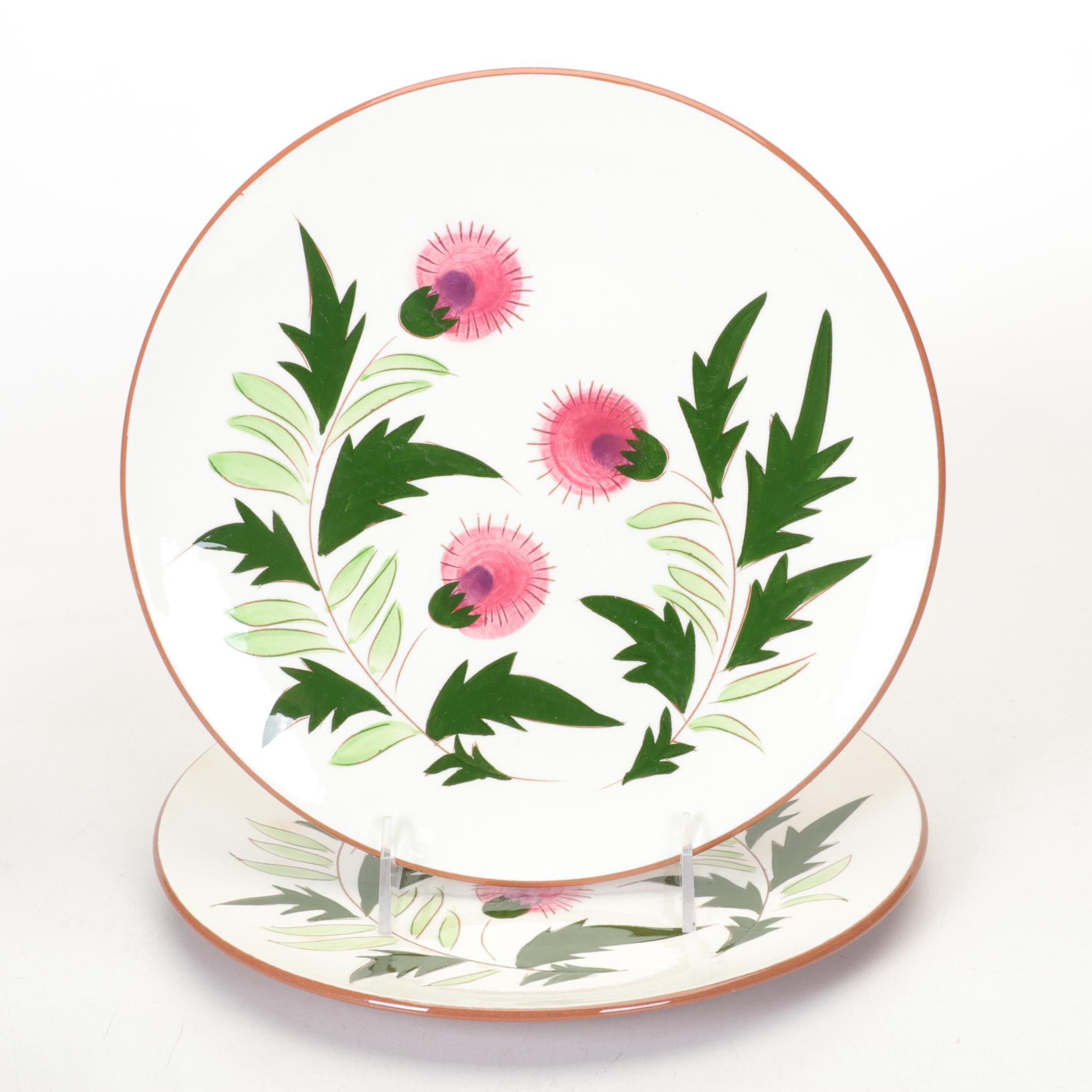 Stangl Pottery "Thistle" Ceramic Dinnerware Set