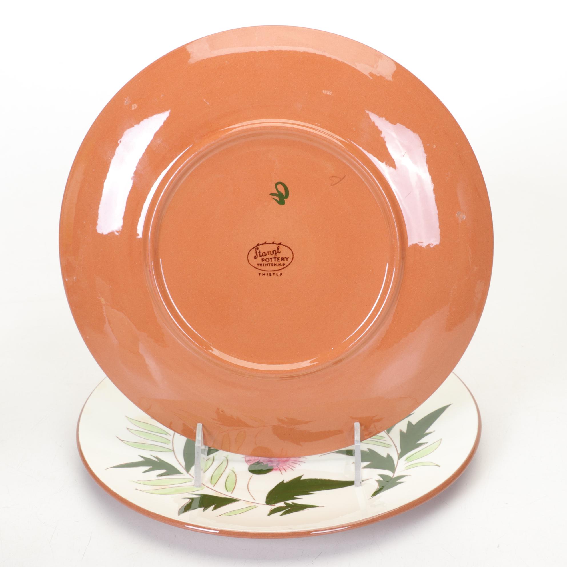 Stangl Pottery "Thistle" Ceramic Dinnerware Set