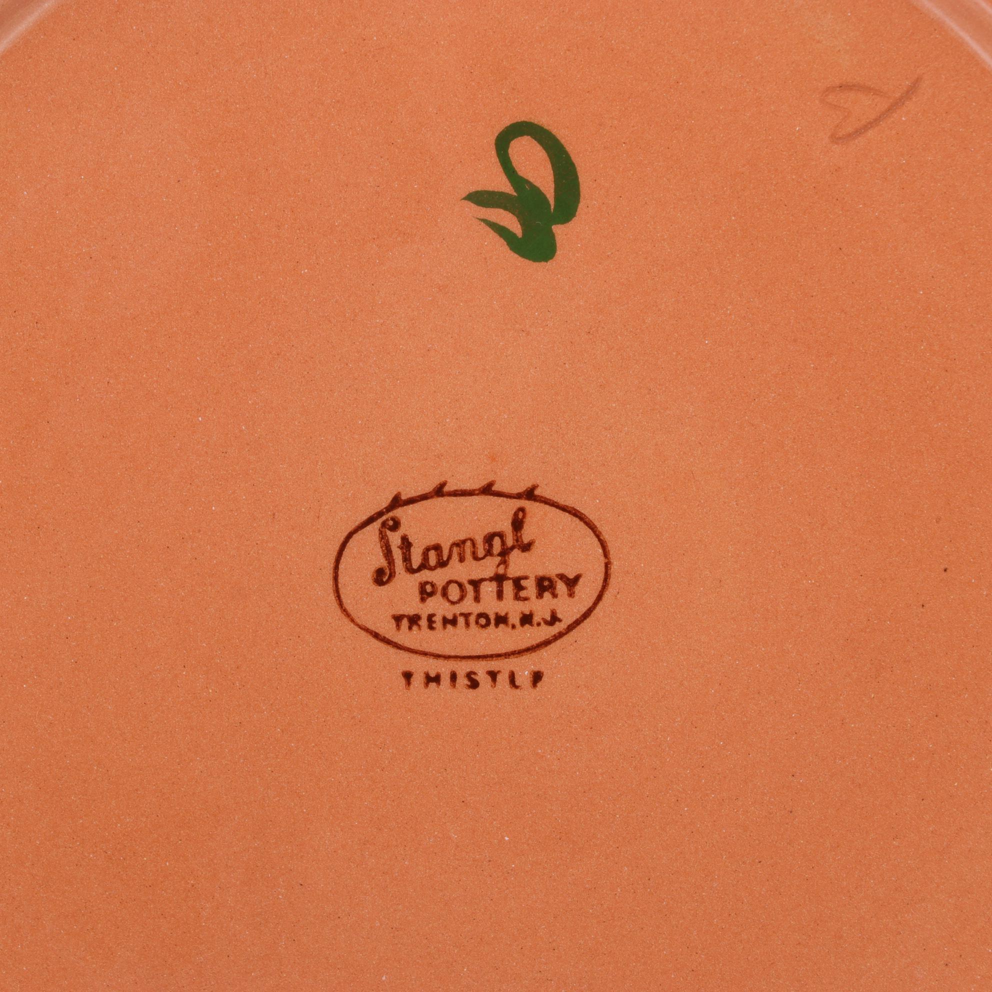 Stangl Pottery "Thistle" Ceramic Dinnerware Set