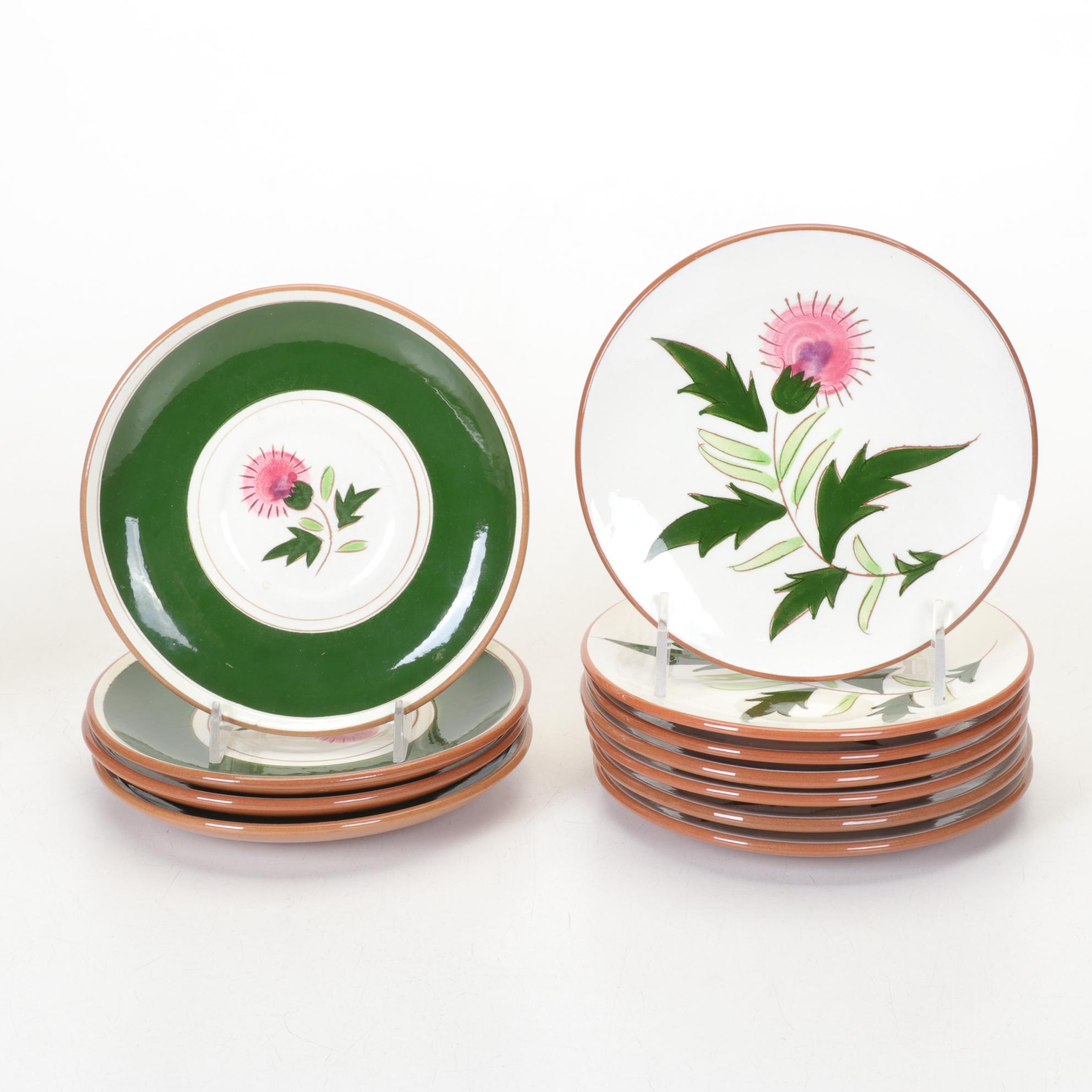 Stangl Pottery "Thistle" Ceramic Dinnerware Set