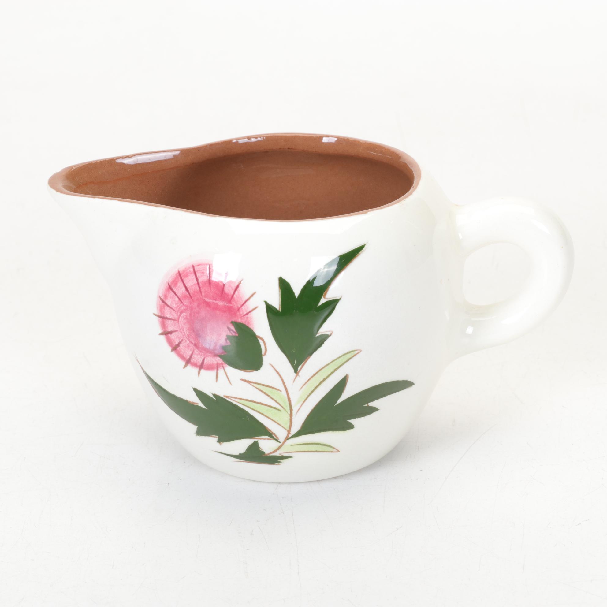 Stangl Pottery "Thistle" Ceramic Dinnerware Set