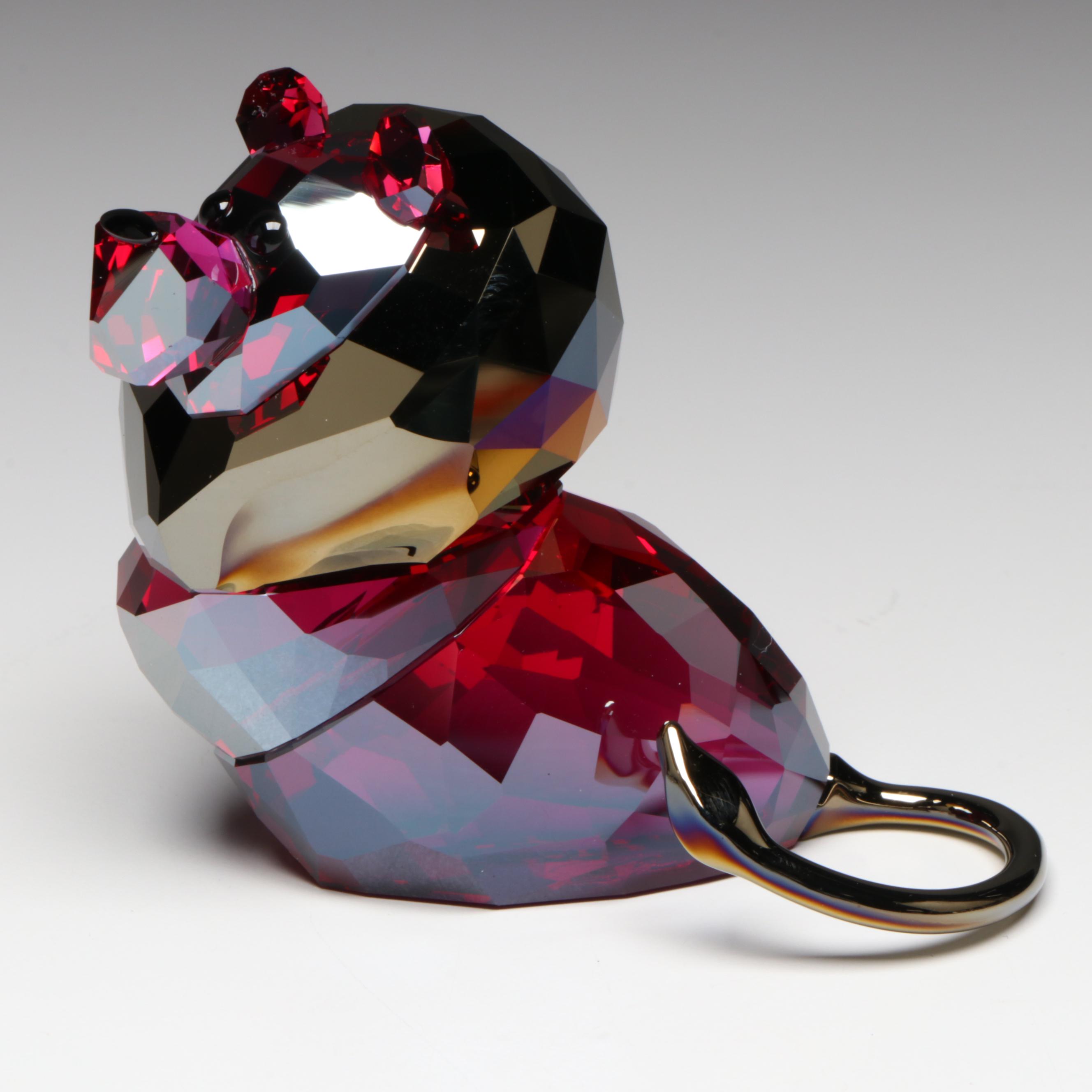 Swarovski The Lovlots "Leo" Artist Signed Crystal Figurine, 2011