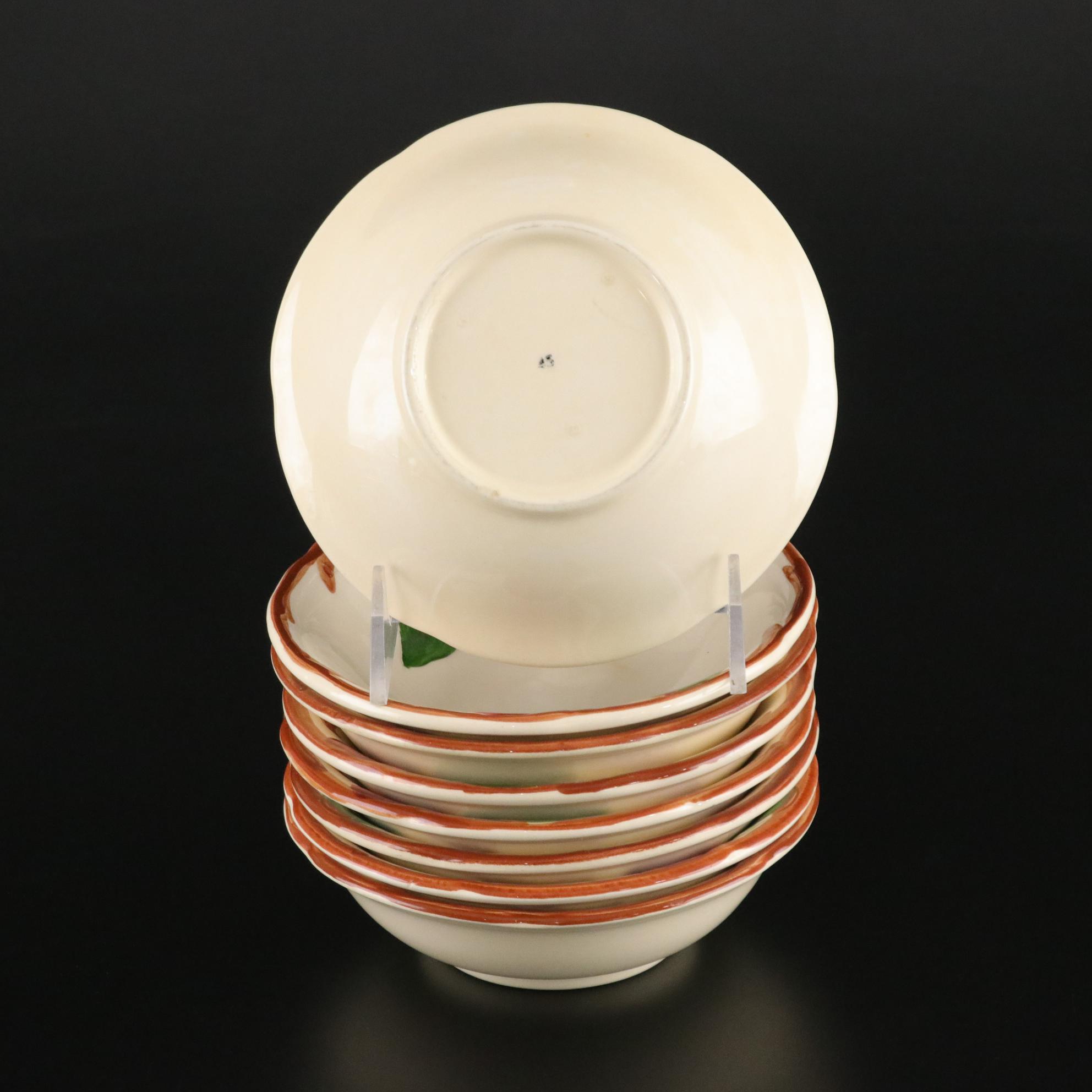 Franciscan "Apple" Pepper Grinder and Salt Shaker with Berry Bowl Set