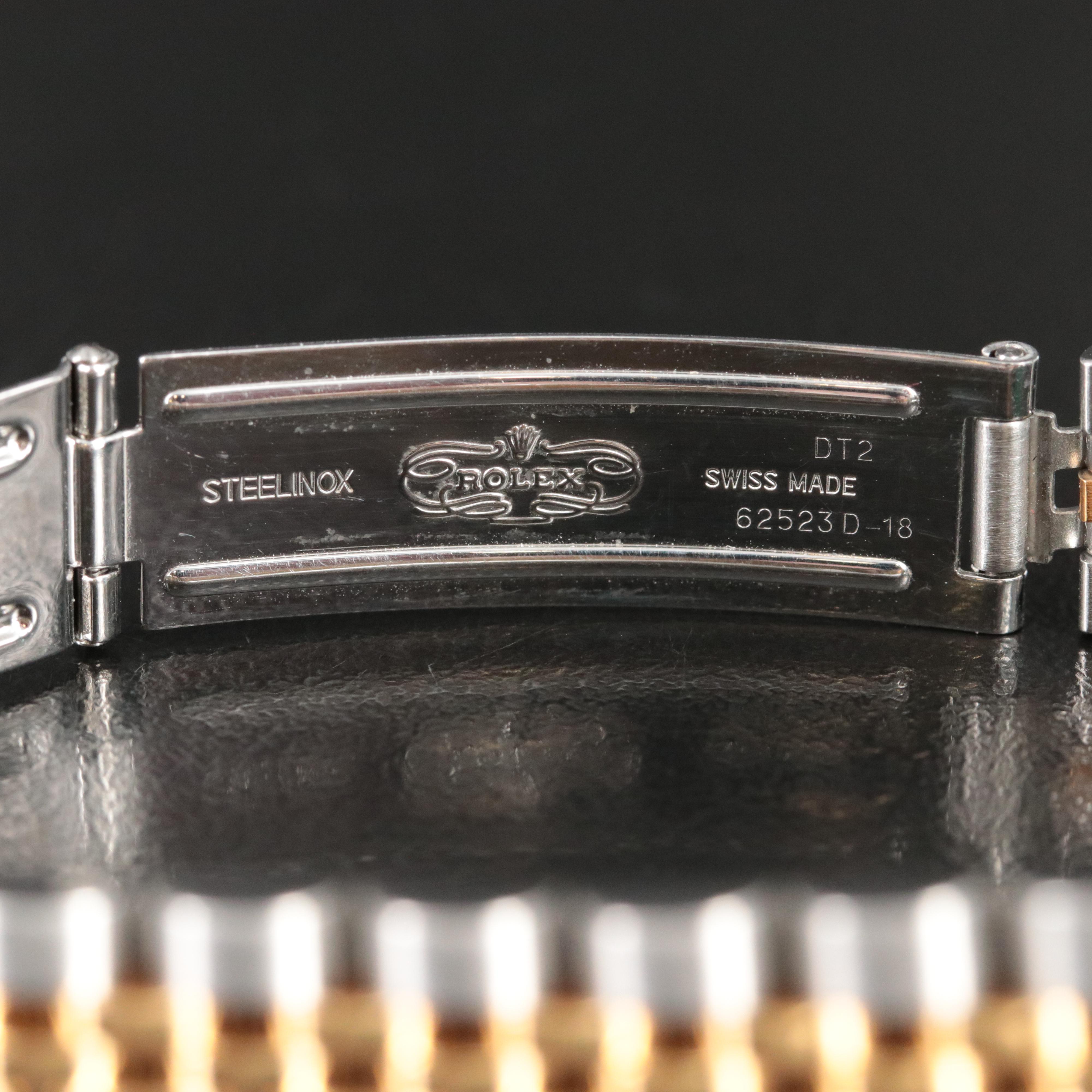 2001 Rolex Serti Factory Diamond Dial Datejust Watch