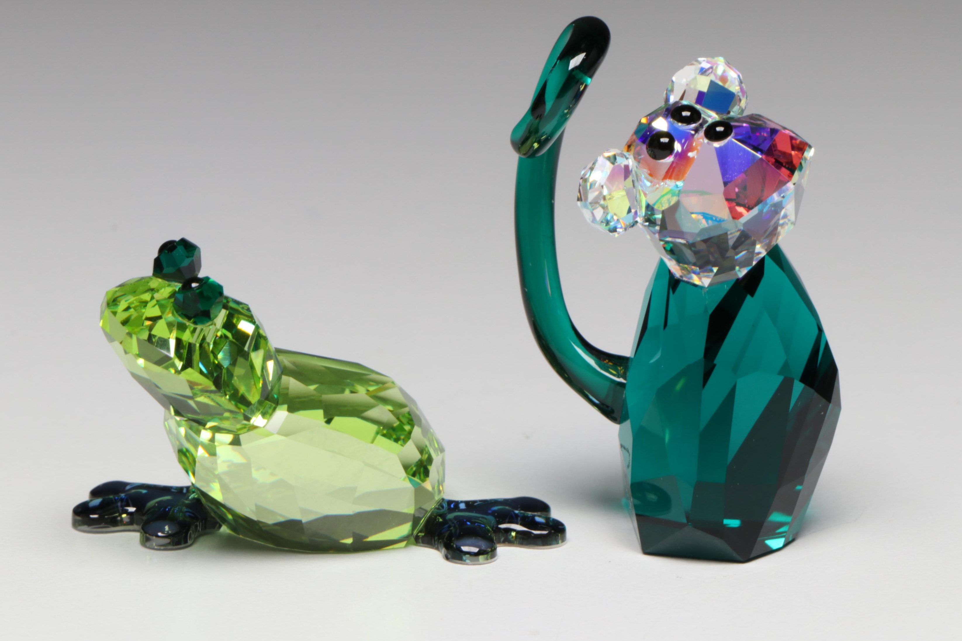 Swarovski The Lovlots "Romeo," "Rolly," and "Ginger on Broadway" Figurines