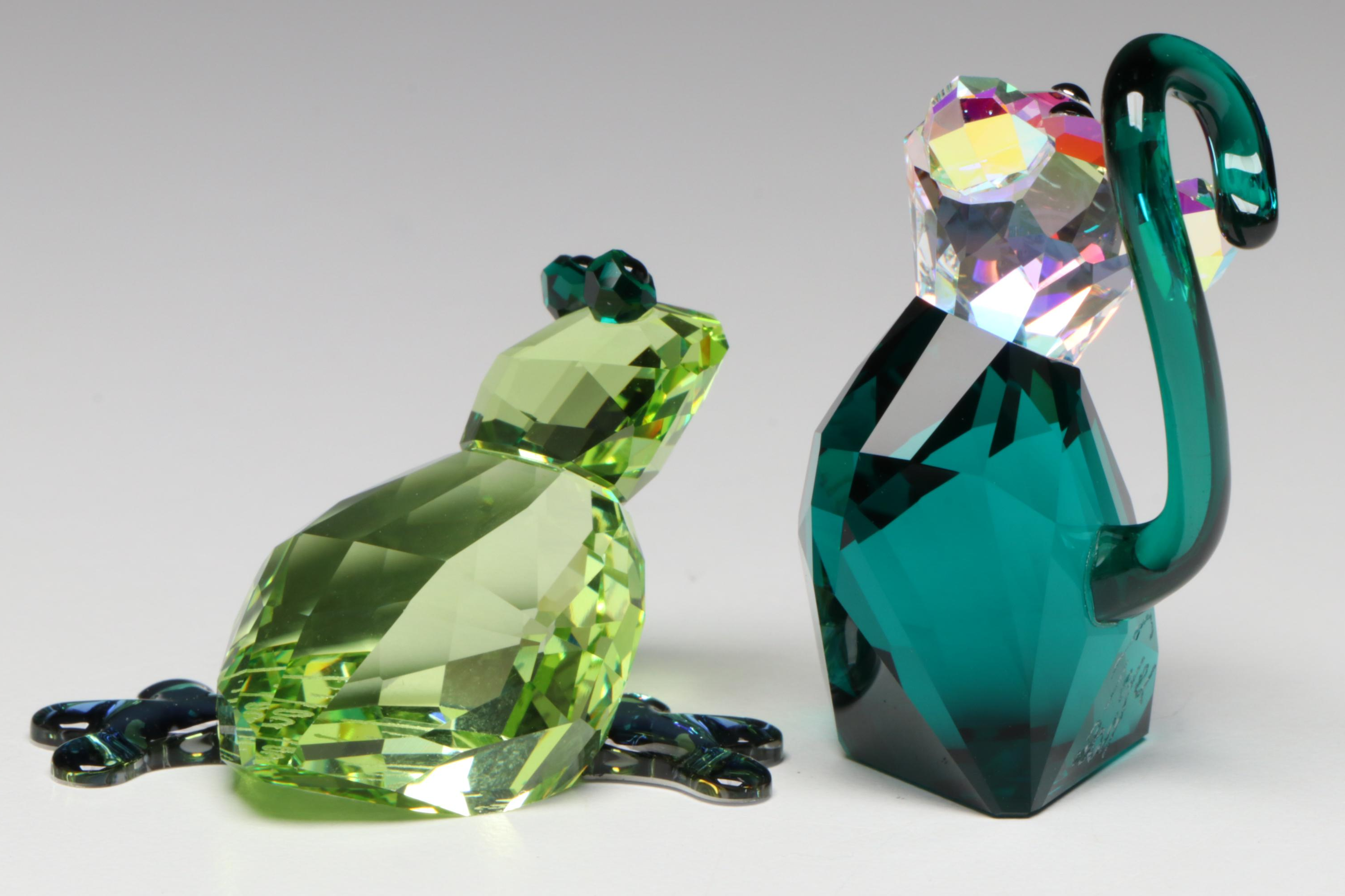 Swarovski The Lovlots "Romeo," "Rolly," and "Ginger on Broadway" Figurines