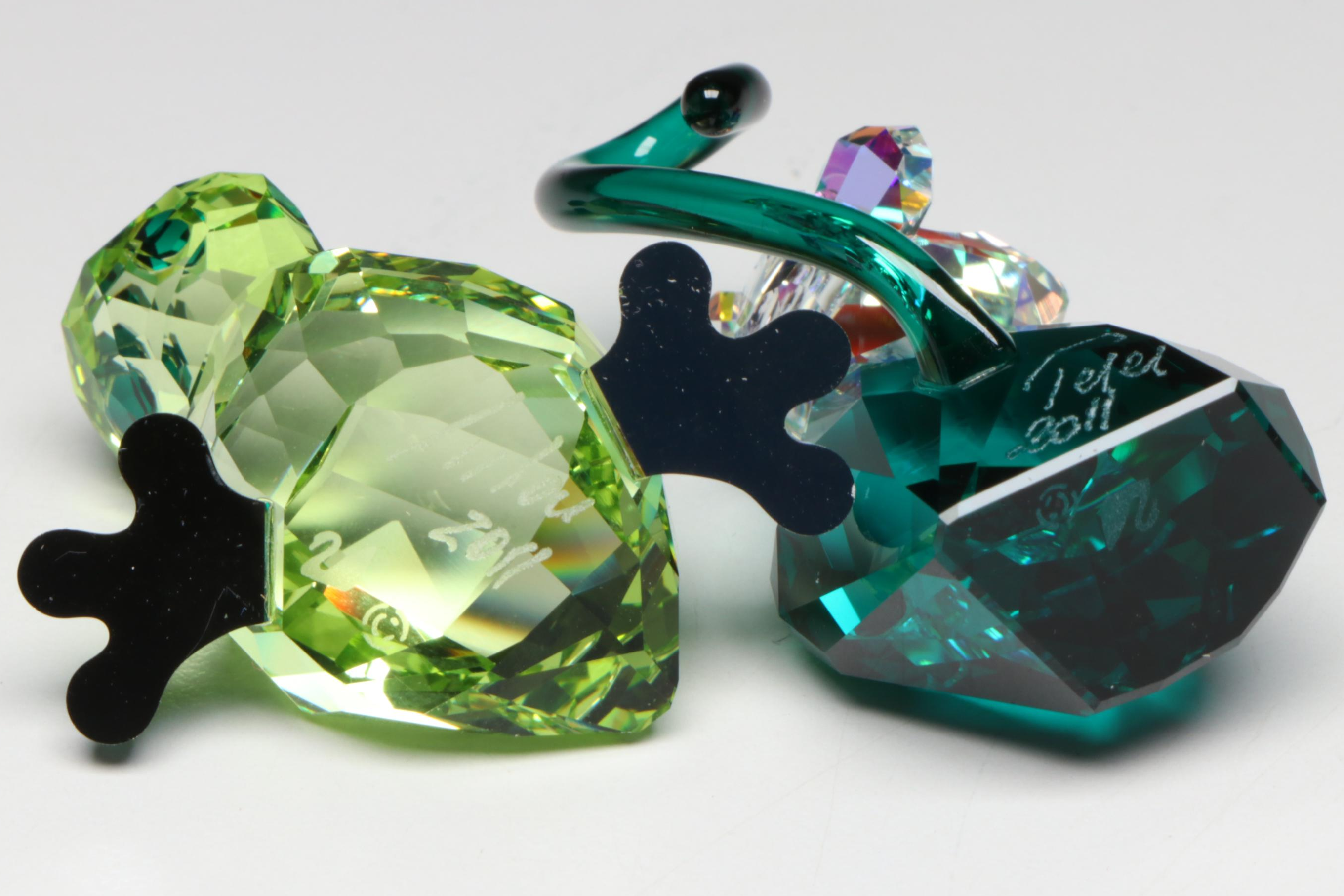 Swarovski The Lovlots "Romeo," "Rolly," and "Ginger on Broadway" Figurines