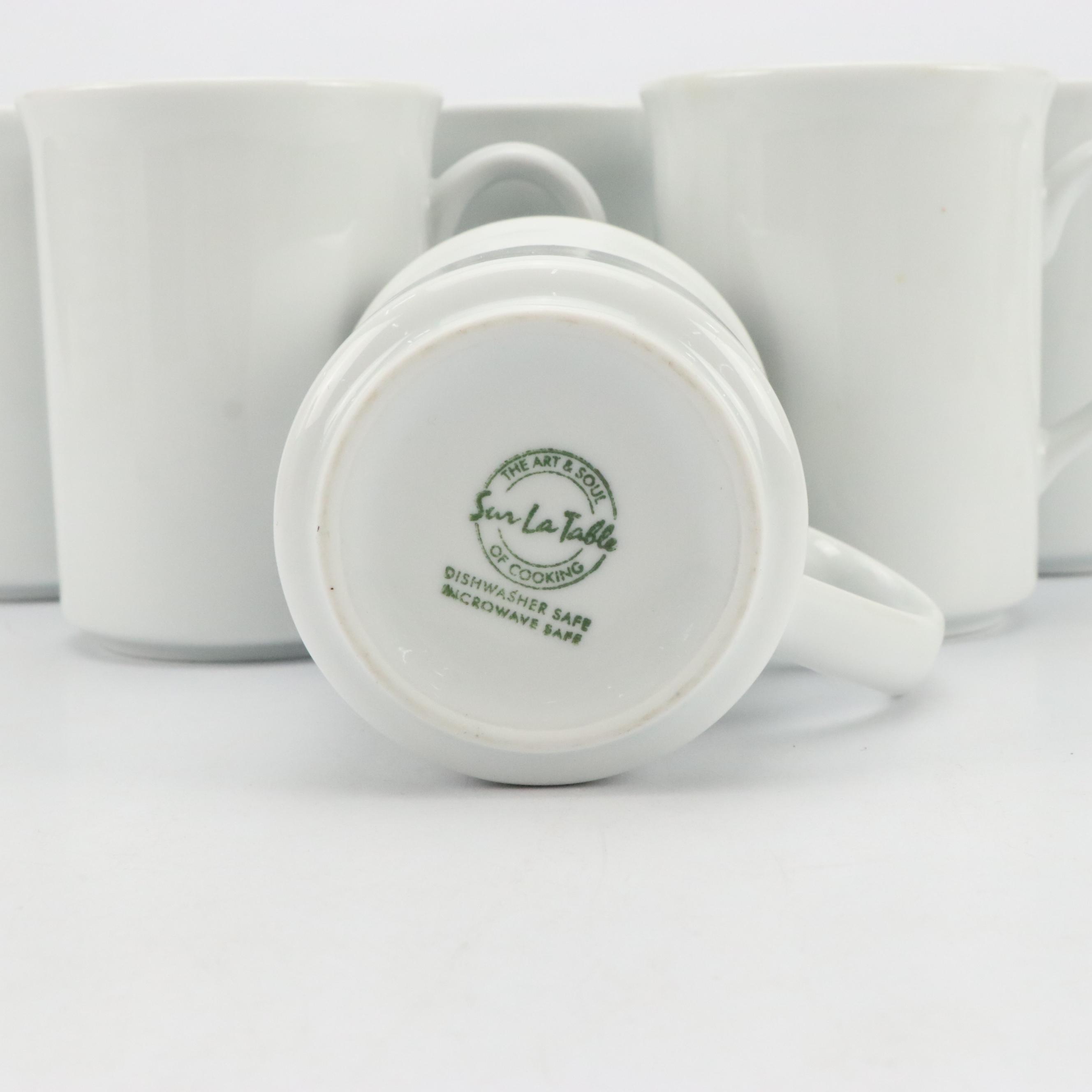 L.L. Bean "Blueberry" Ceramic Salad Plates and Dinner Plates with Other Mugs