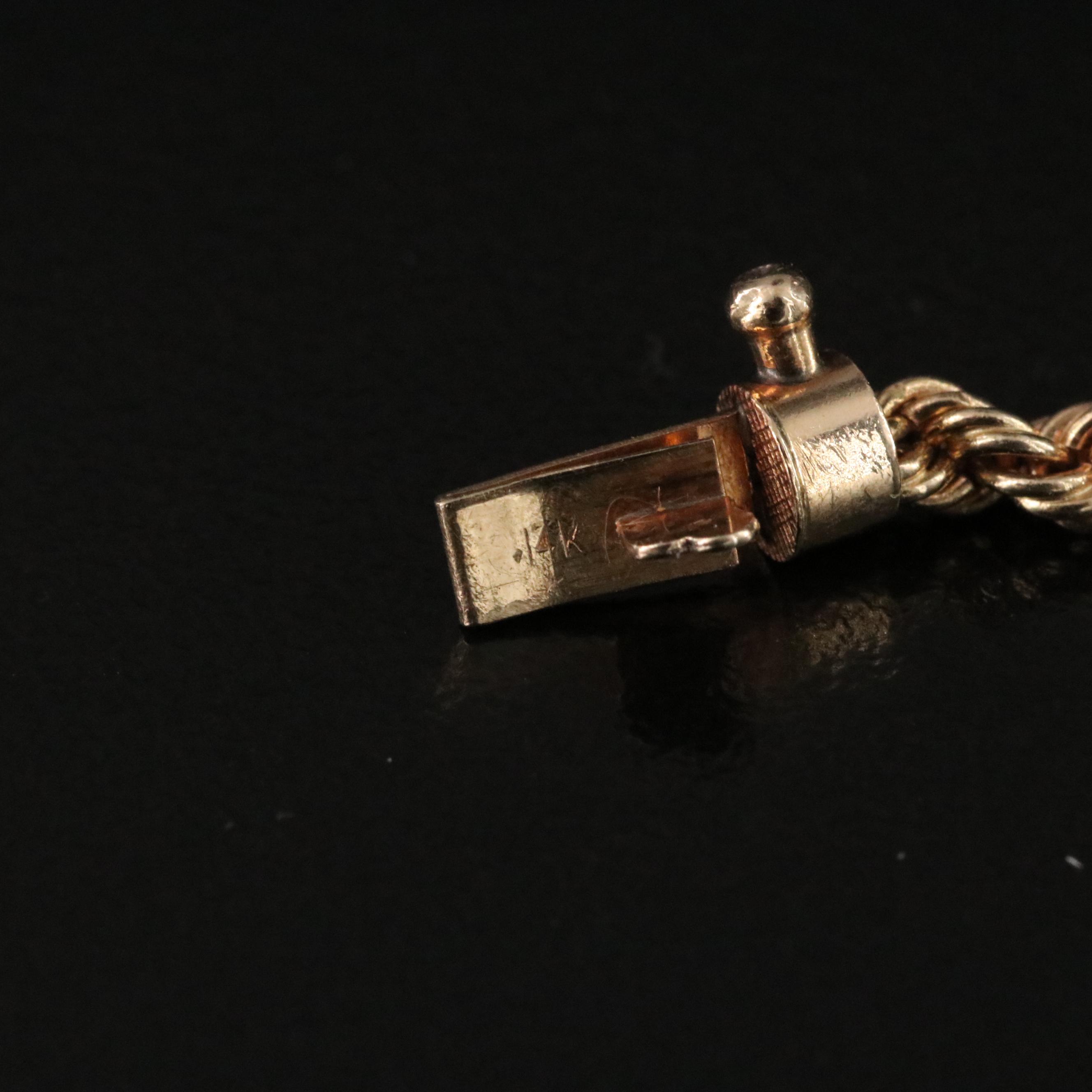 14K Rope Chain Necklace