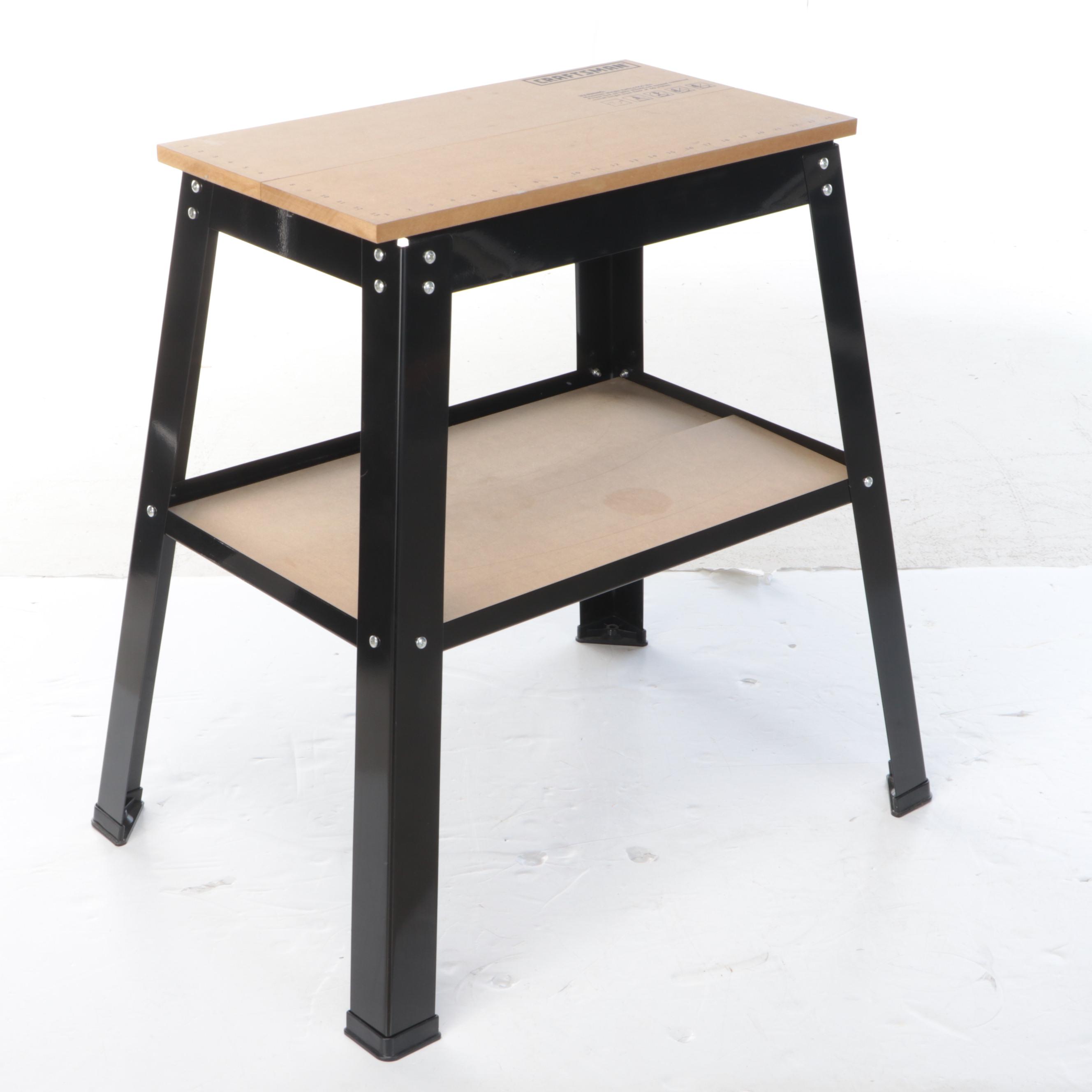 Craftsman Roller Support Stands and Ruler-Top Tool Table