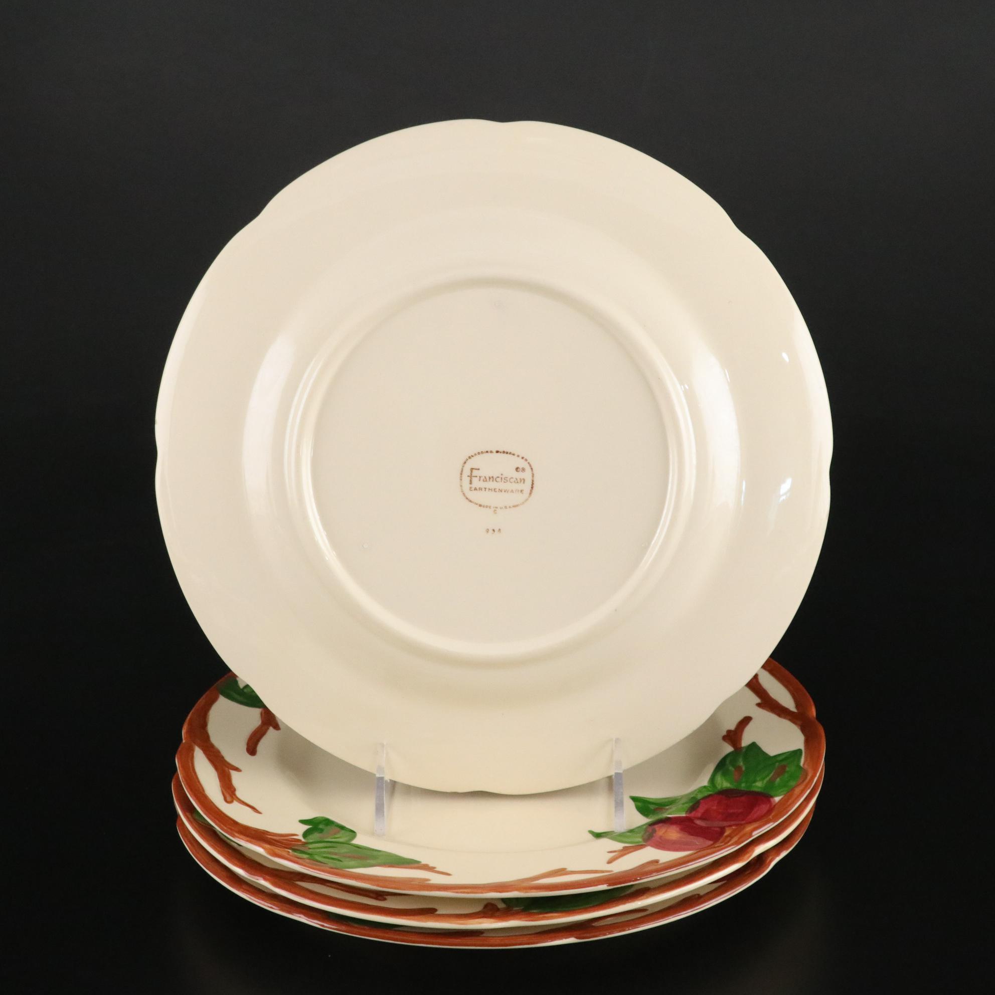 Franciscan "Apple" Five-Piece Dinner Service for Four