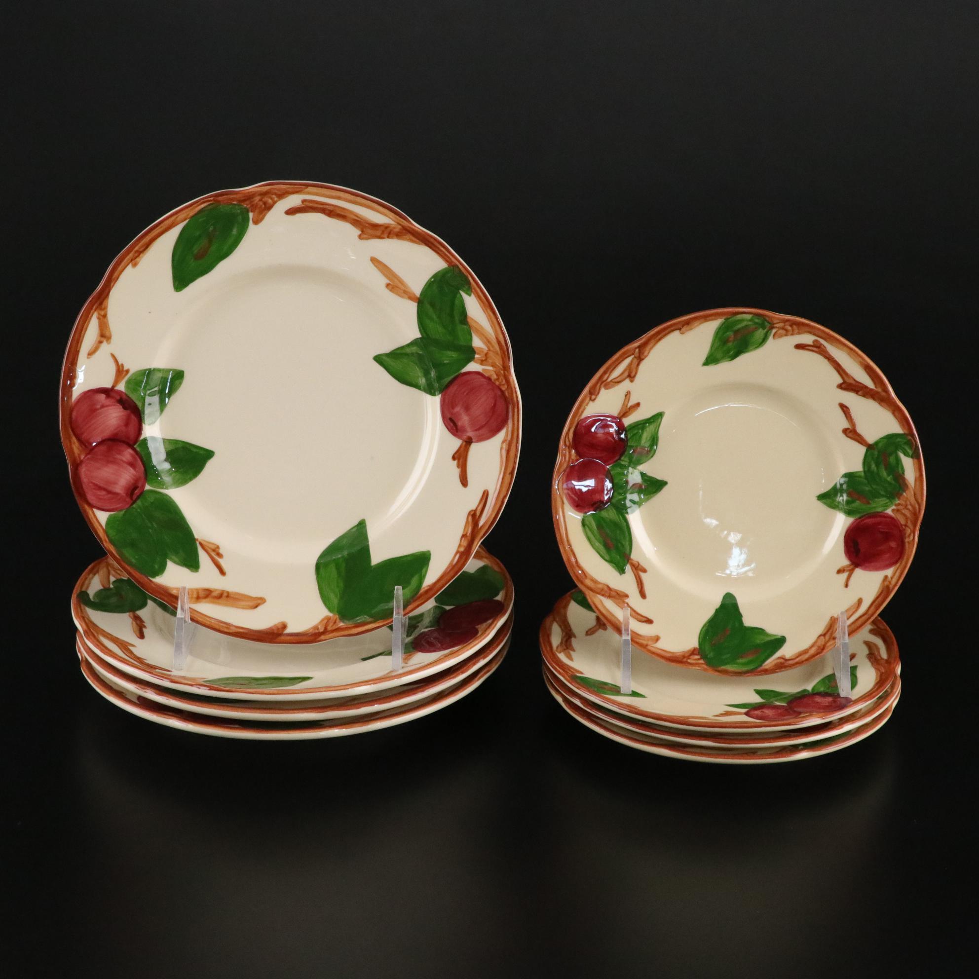 Franciscan "Apple" Five-Piece Dinner Service for Four