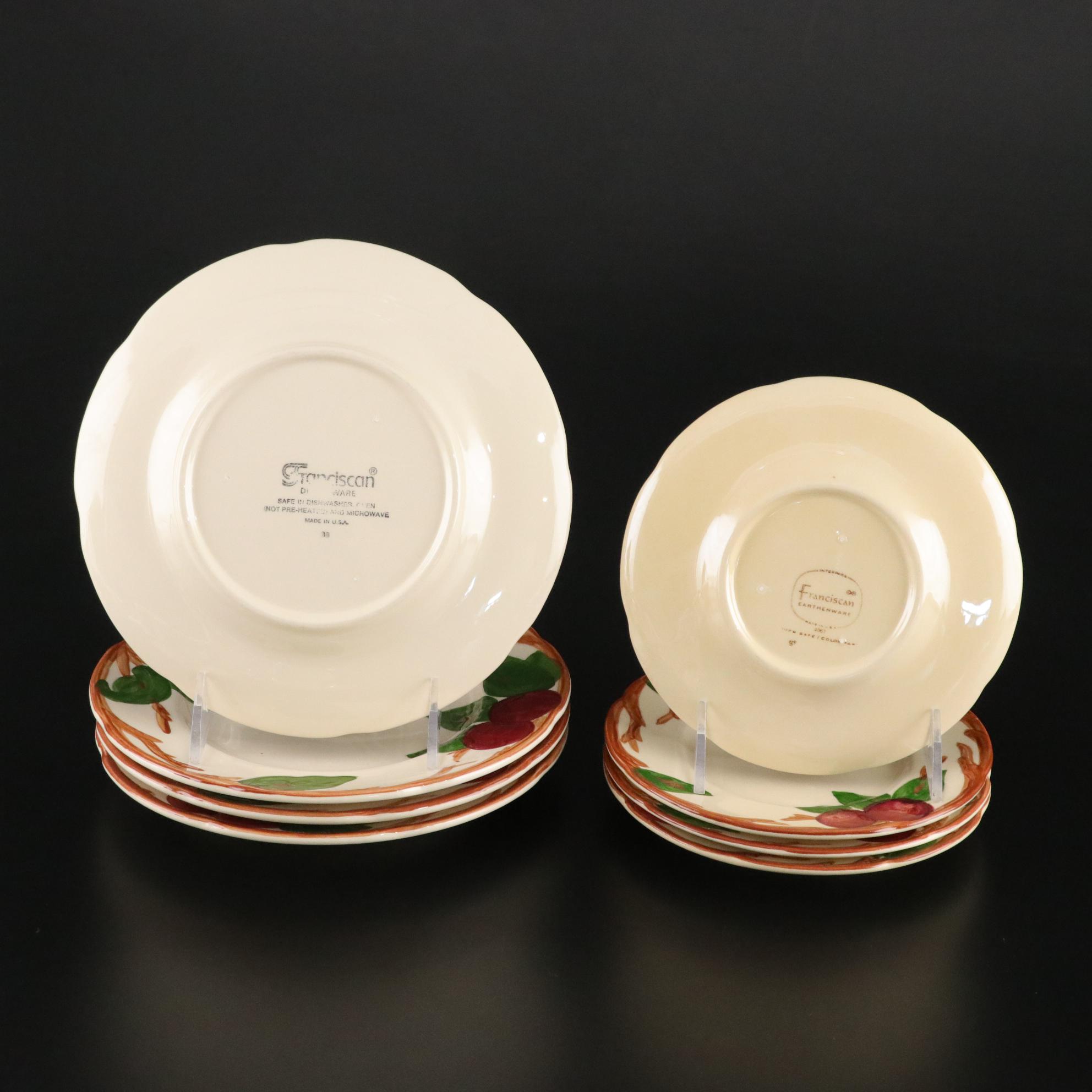 Franciscan "Apple" Five-Piece Dinner Service for Four