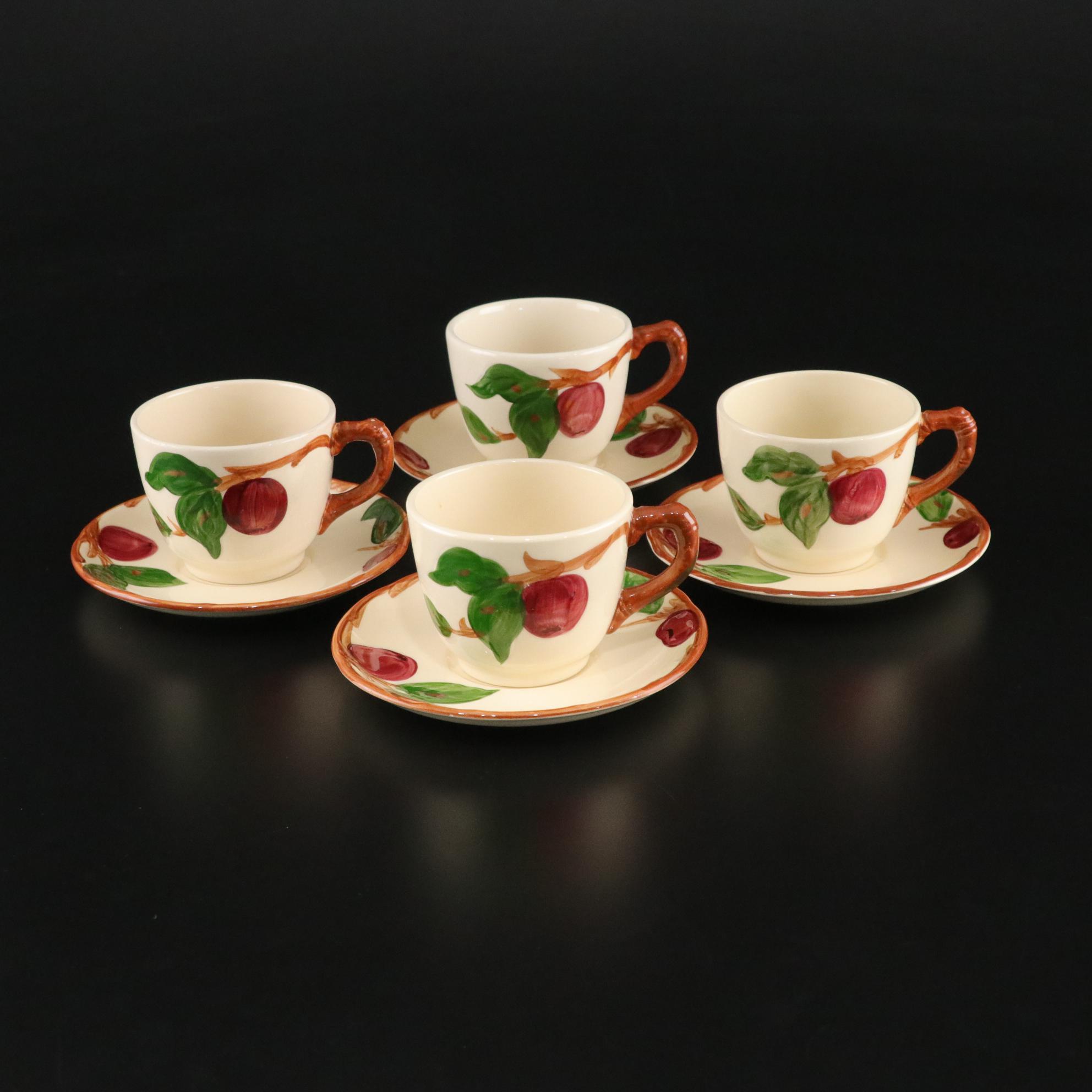 Franciscan "Apple" Five-Piece Dinner Service for Four
