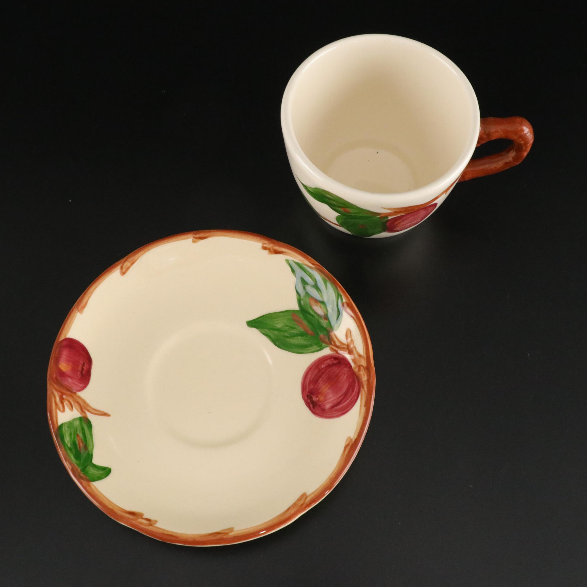 Franciscan "Apple" Five-Piece Dinner Service for Four