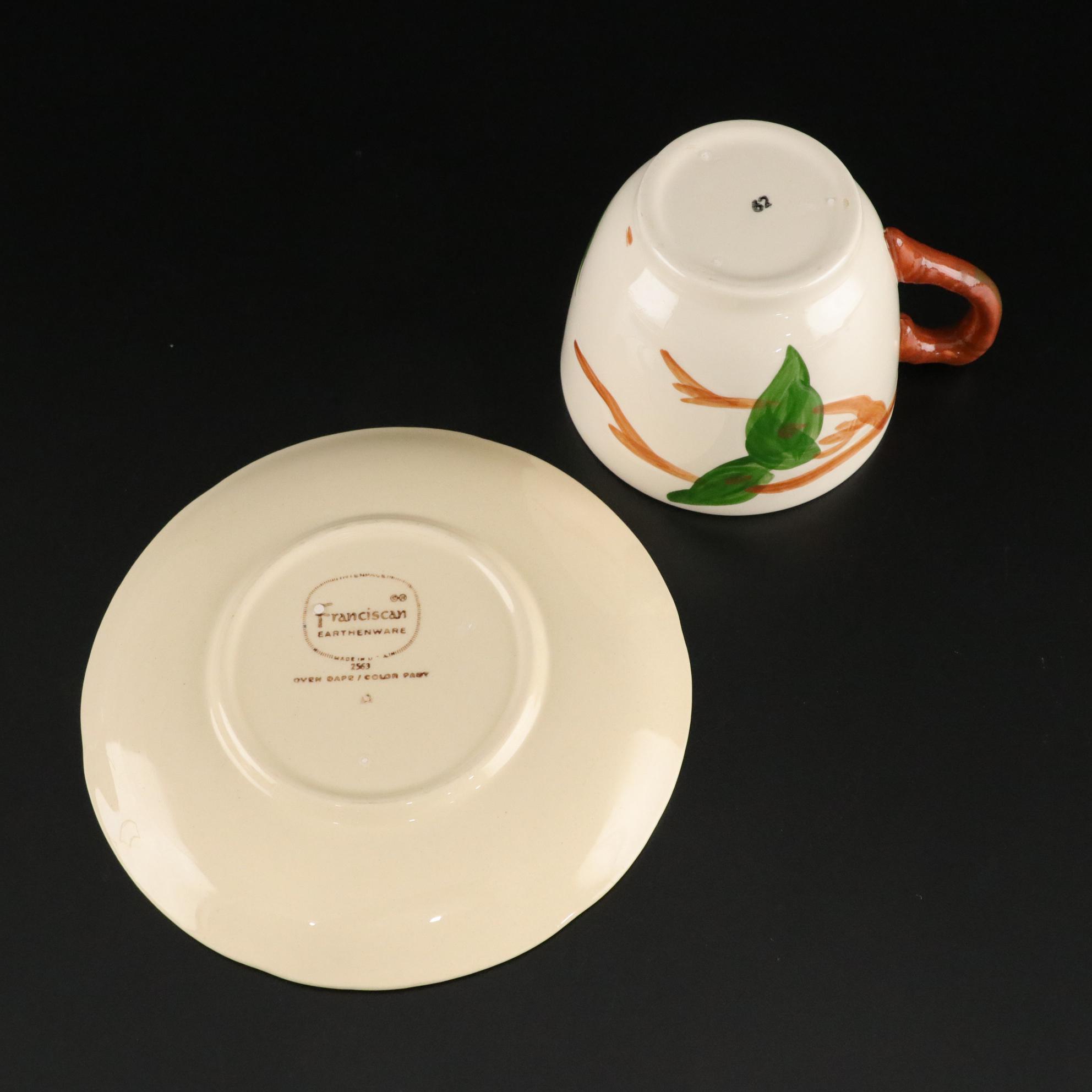 Franciscan "Apple" Five-Piece Dinner Service for Four