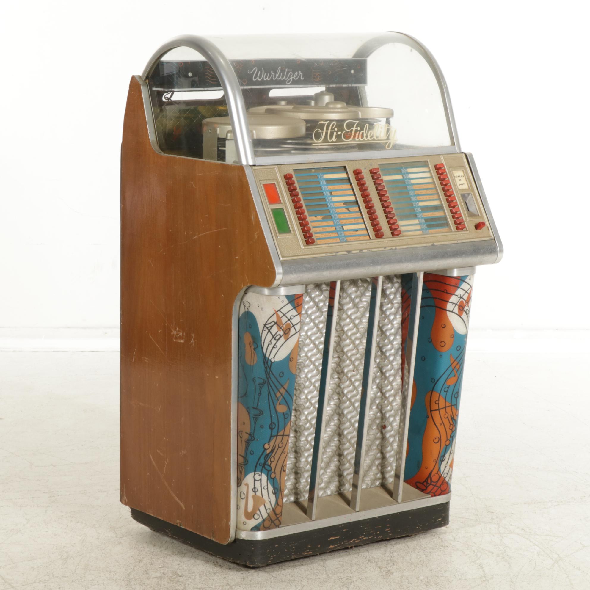 "Hi Fidelity" by Wurlitzer Multi-Selector Album Phonograph, Mid 20th Century