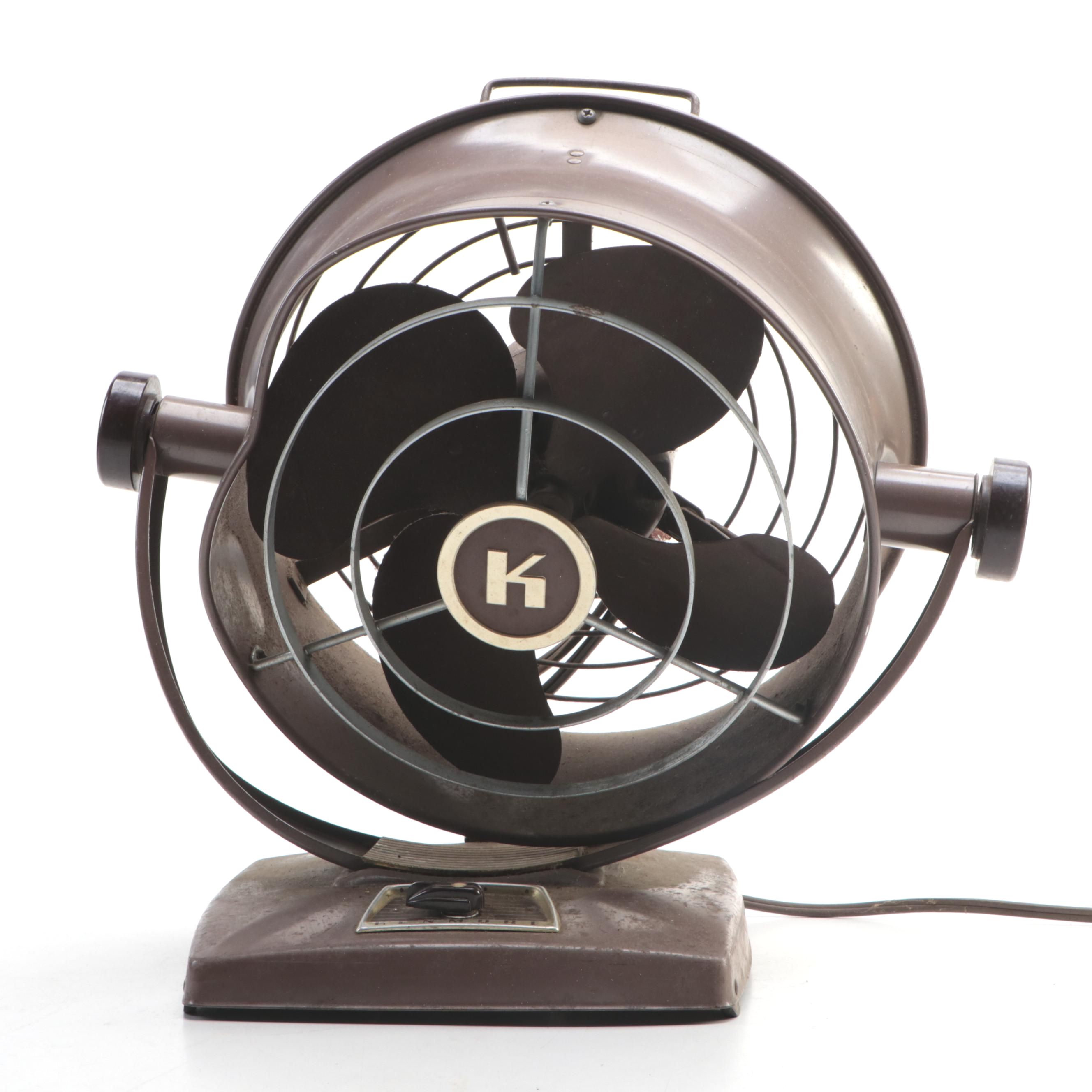 Kenmore Mid Century Modern Three-Speed Table Fan