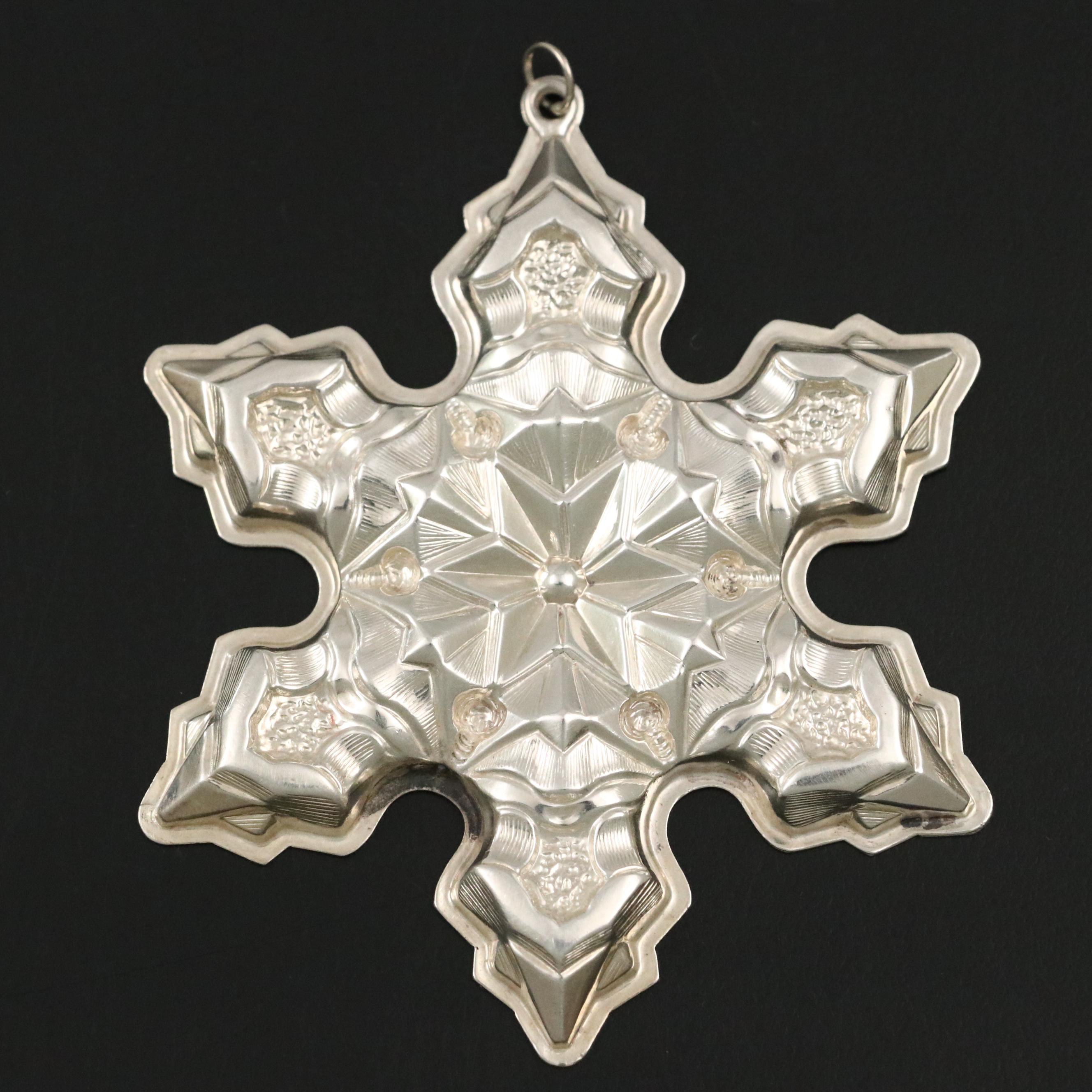 Gorham sterling christmas ornaments