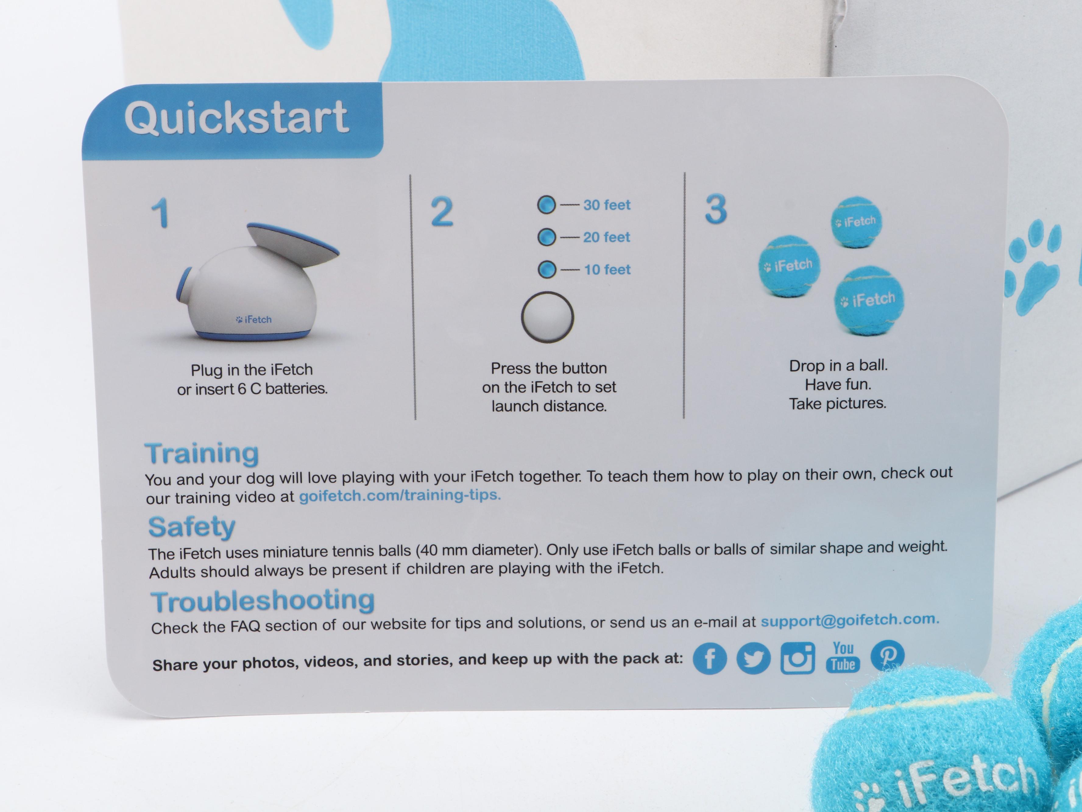 iFetch Automatic Dog Ball Launcher, Contemporary