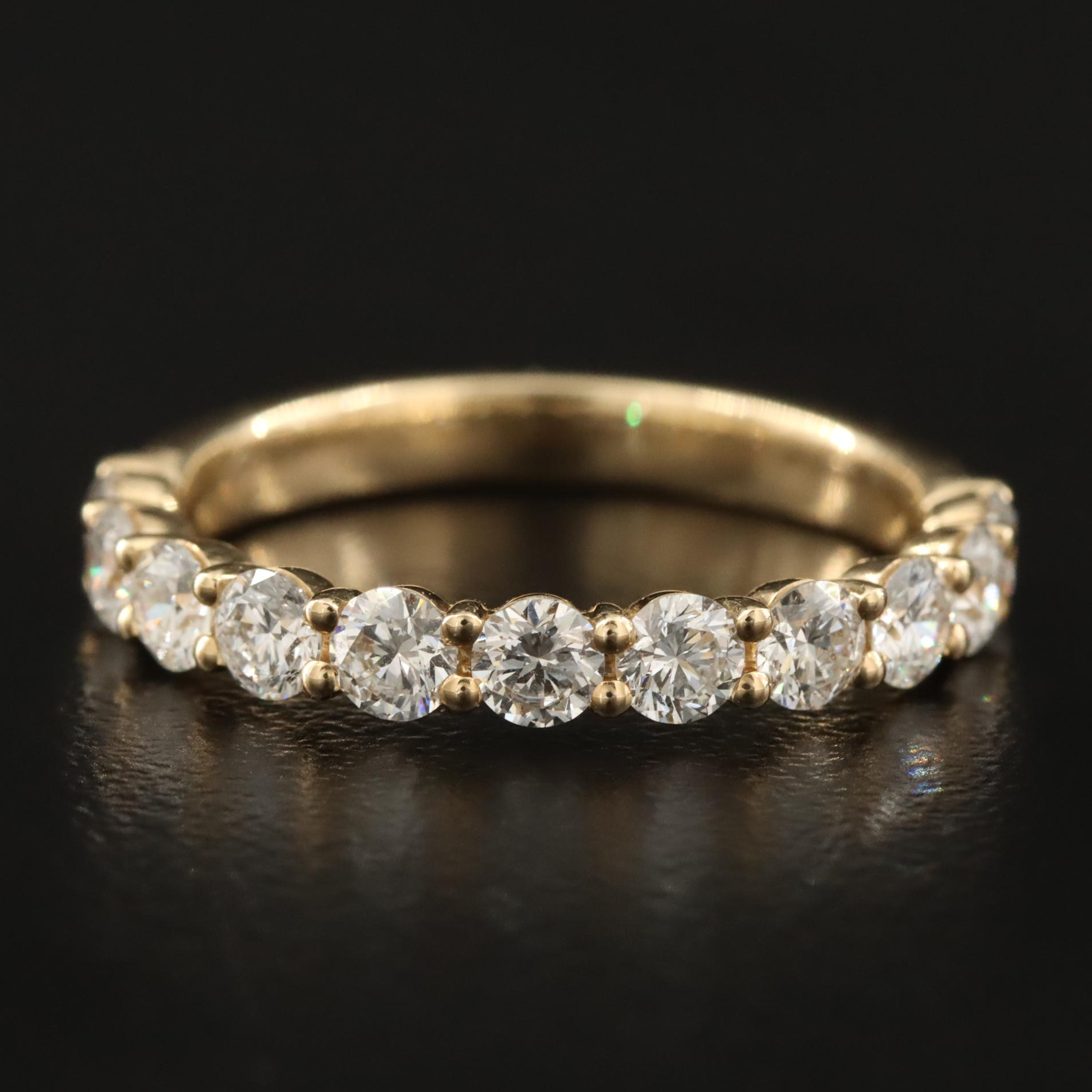 14K 1.09 CTW Lab Grown Diamond Ring