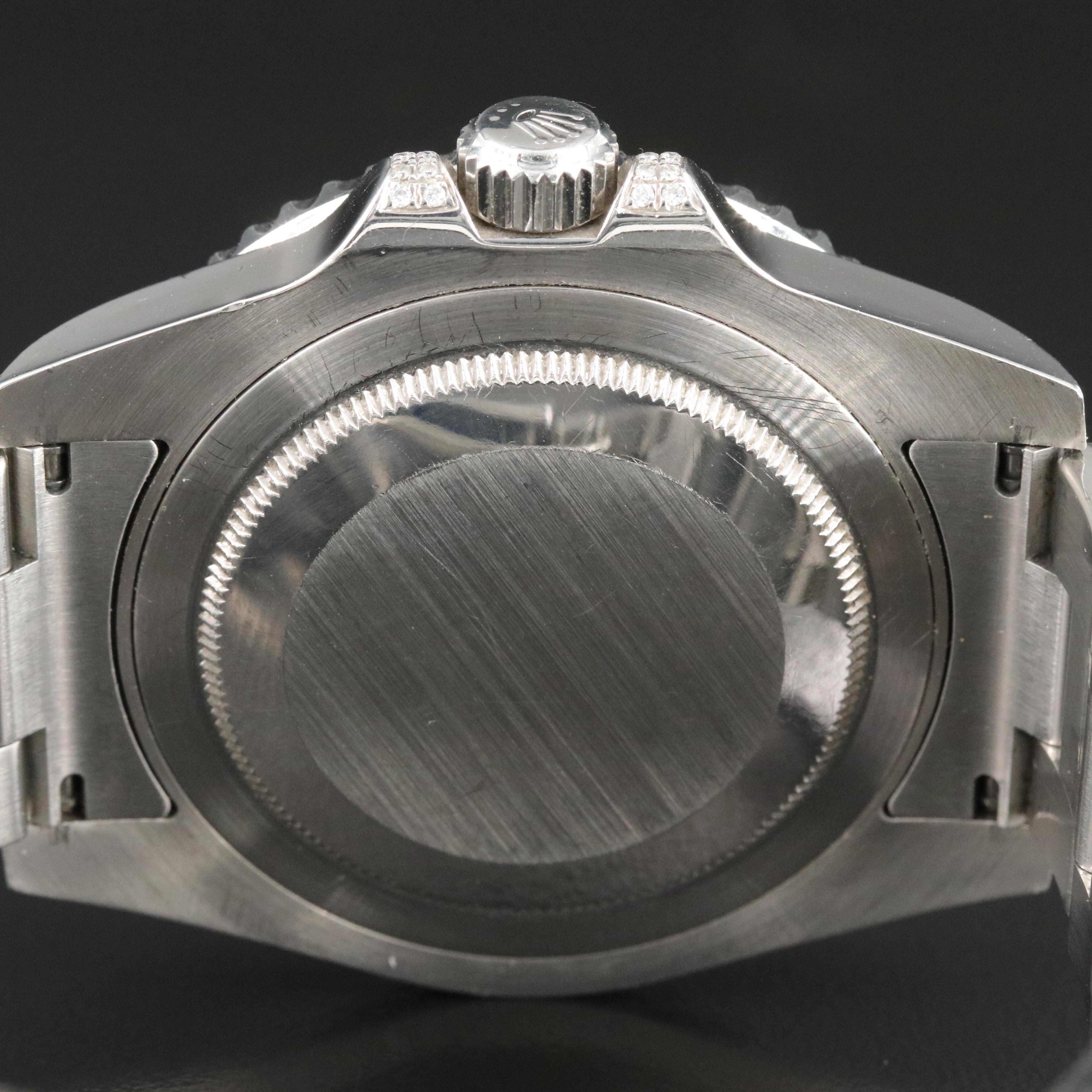 Rolex GMT-Master II ref. 116710LN Custom Diamond, Sapphire, Ruby Automatic Watch