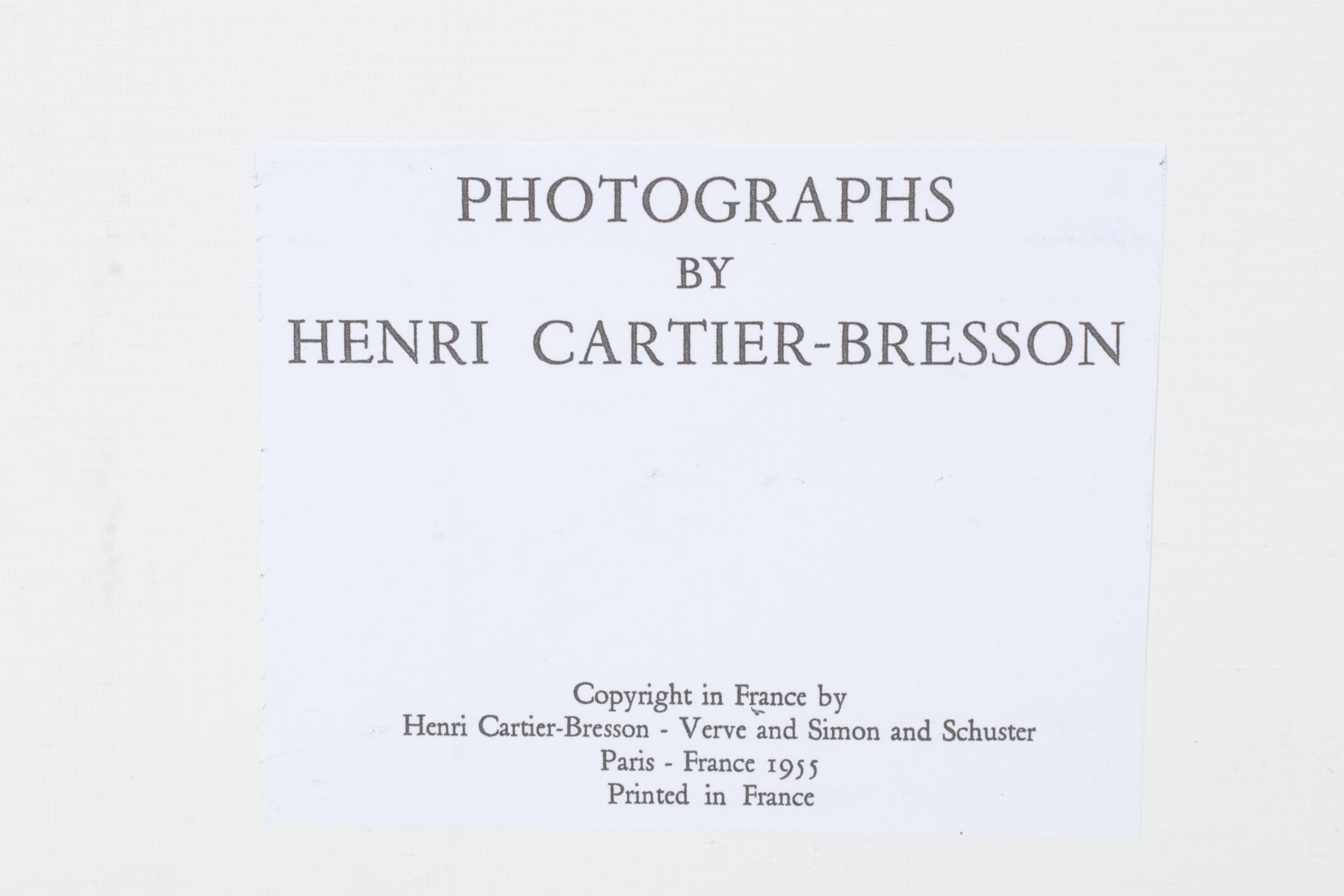 Henri Cartier-Bresson Candid Rotogravures From "The Europeans," 1955