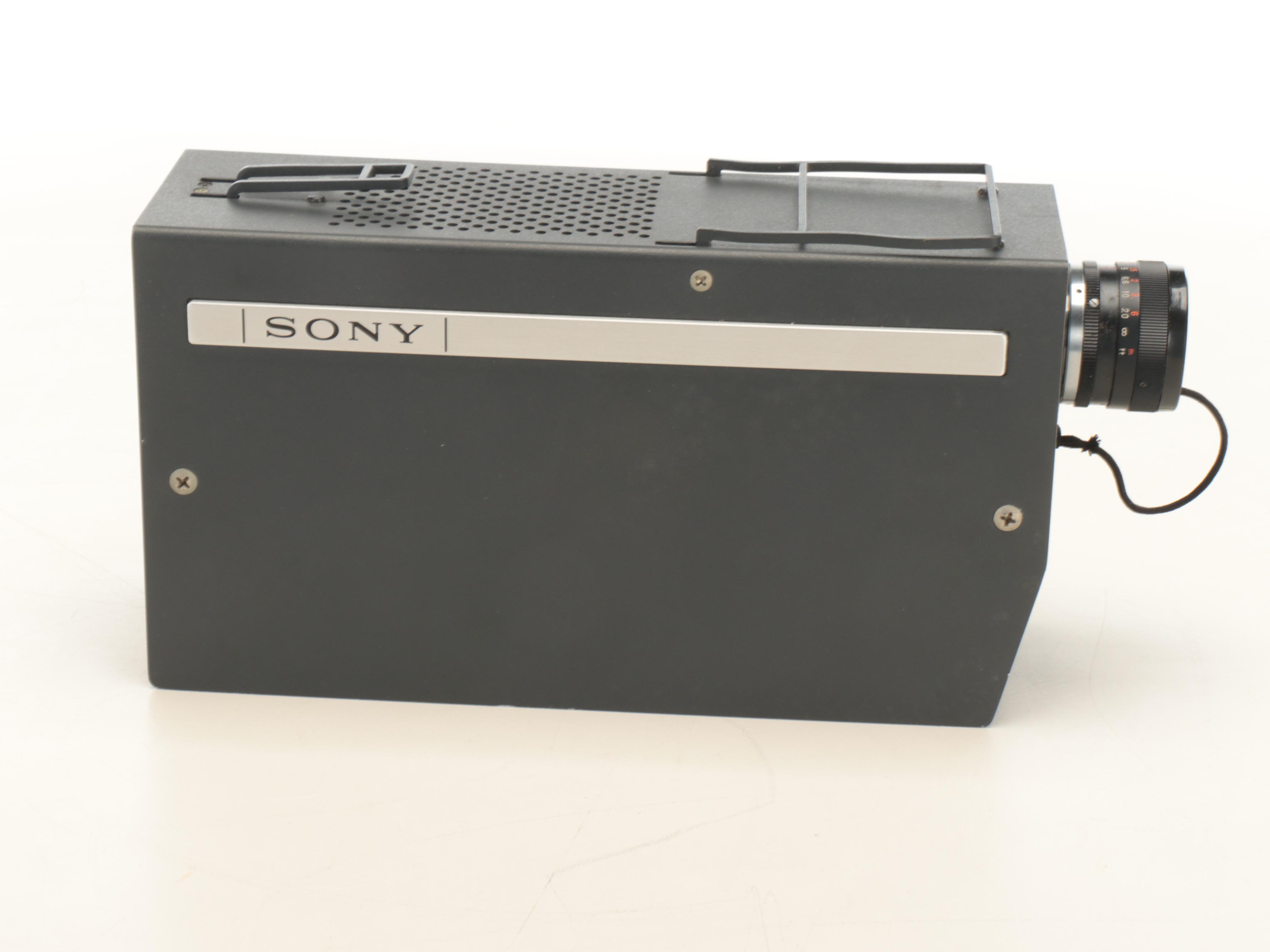 Sony CVC-2000 Video Tape Recorder Camera with Tripod and Case, 1965