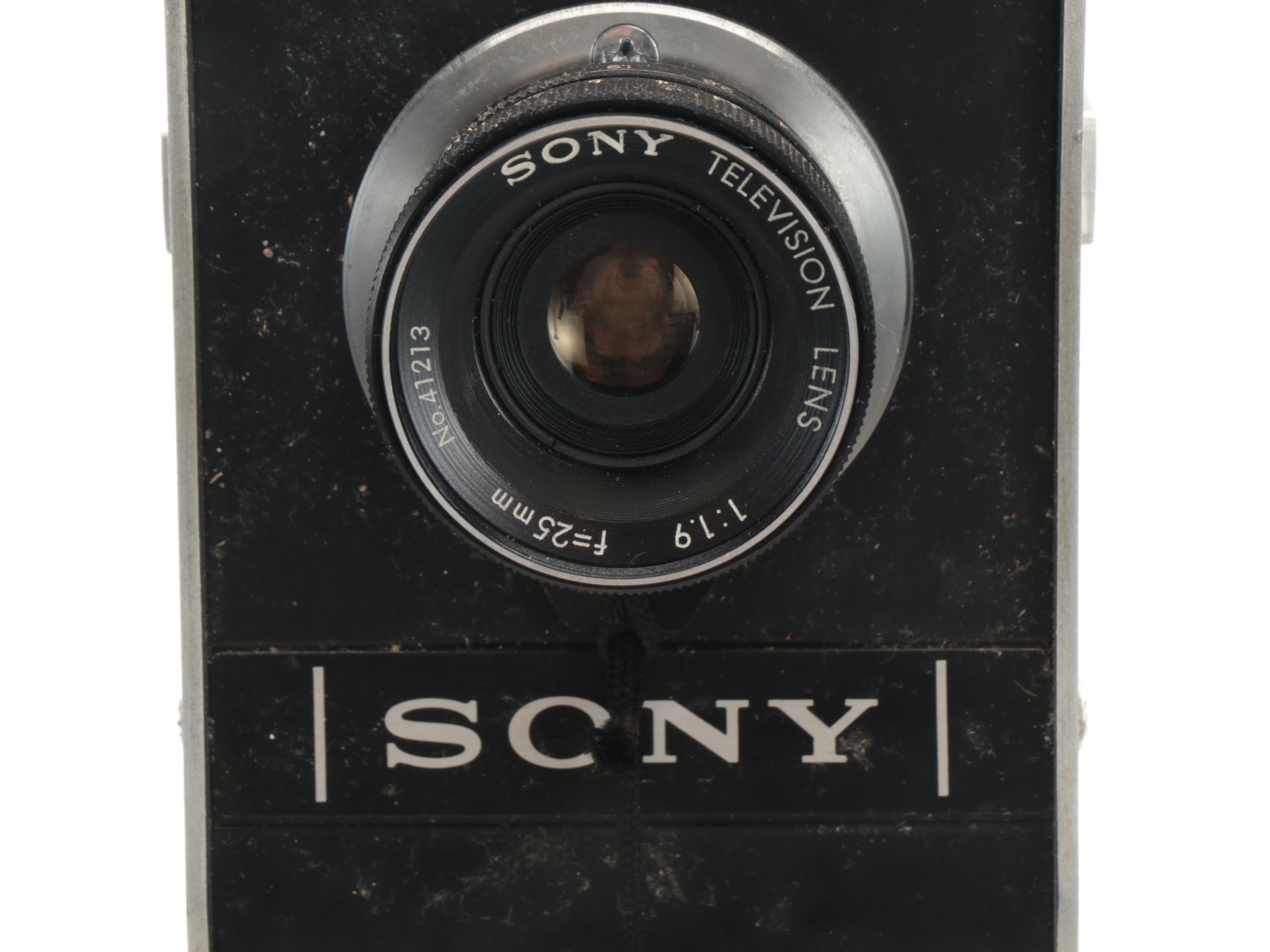 Sony CVC-2000 Video Tape Recorder Camera with Tripod and Case, 1965