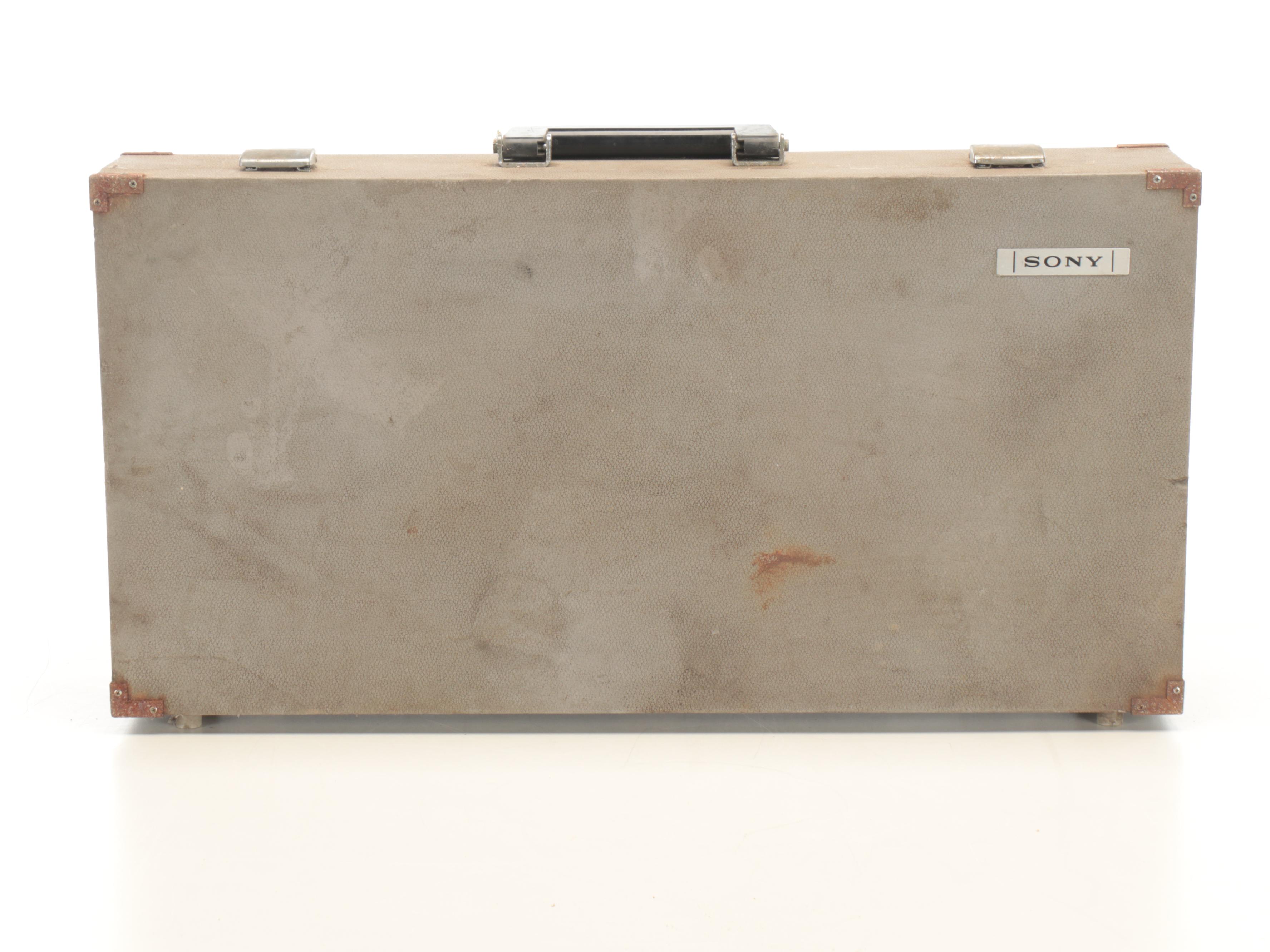 Sony CVC-2000 Video Tape Recorder Camera with Tripod and Case, 1965