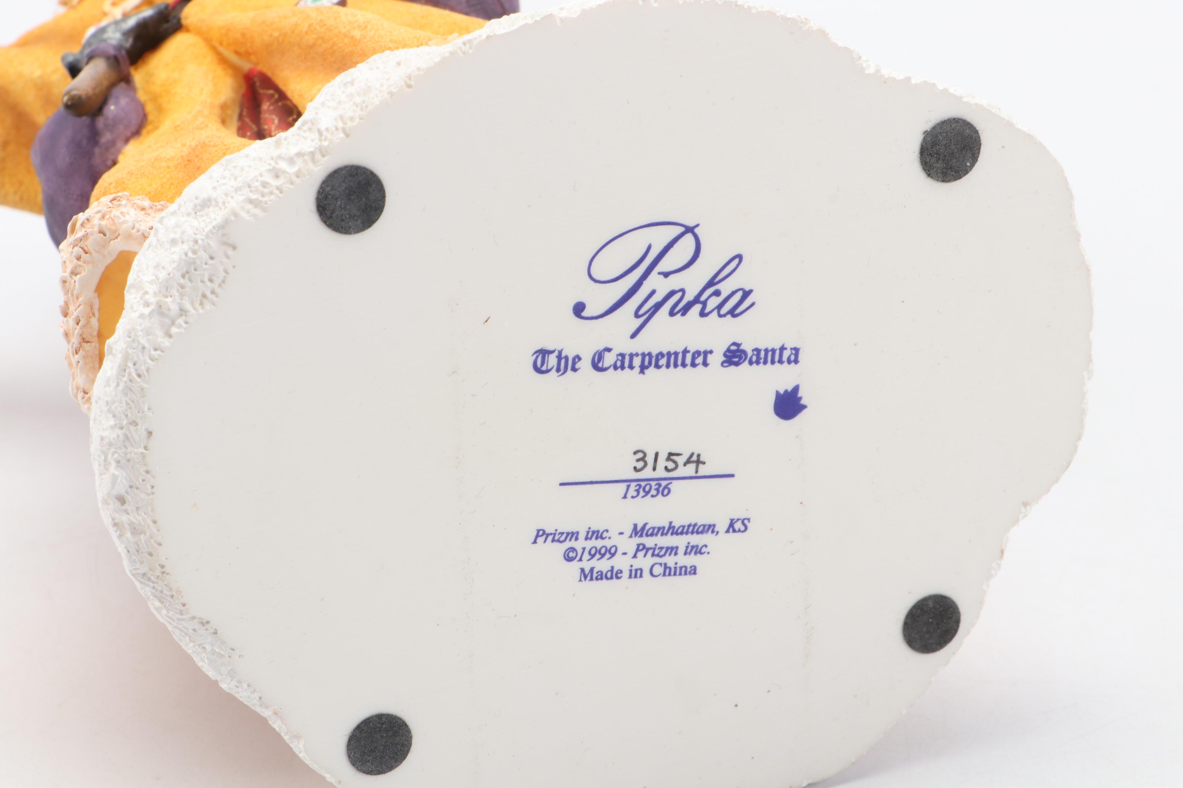 Pipka Limited Edition "The Carpenter Santa" Figurine, 1999